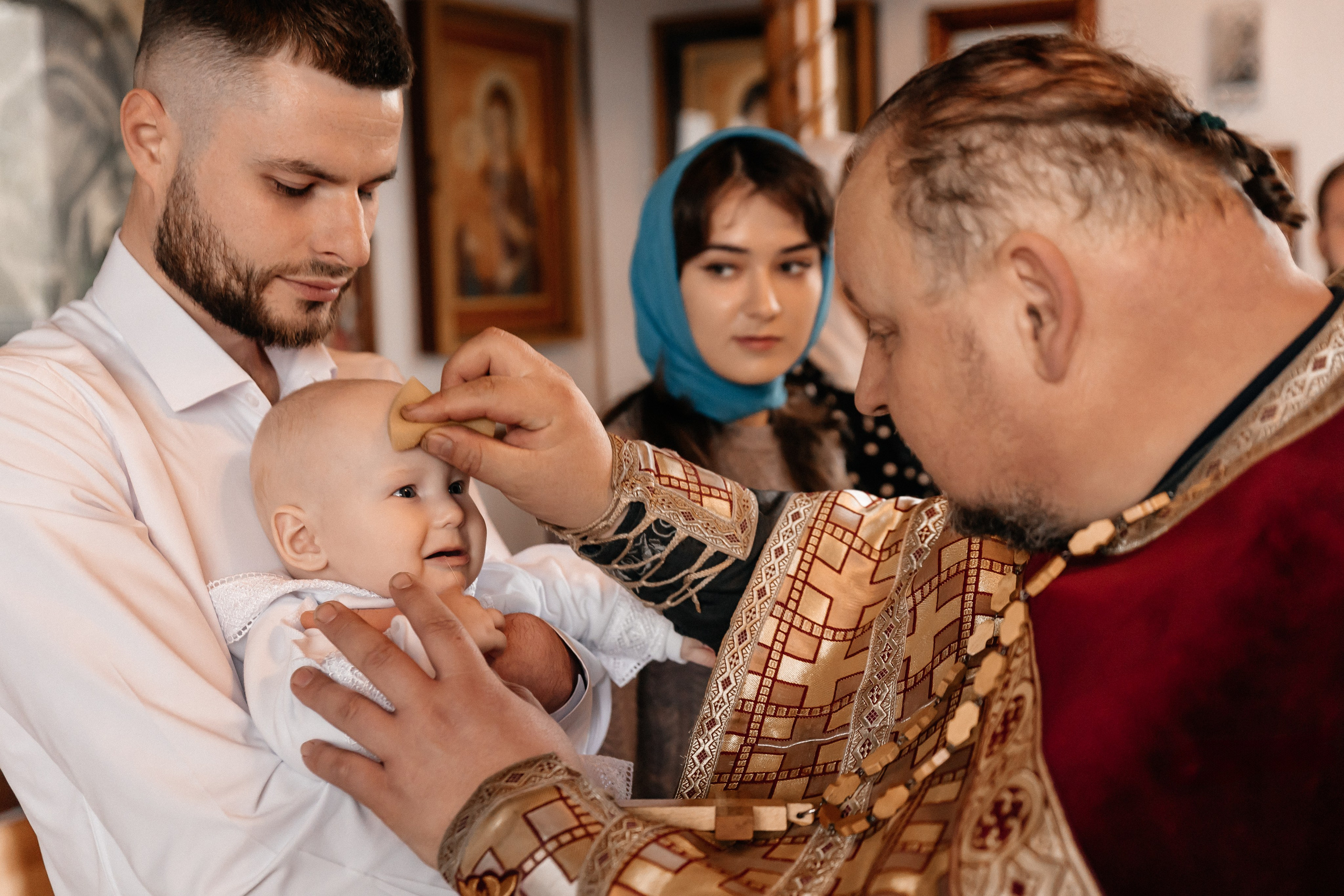 Крещение Леши. Семейный фотограф Минск Усова Ольга