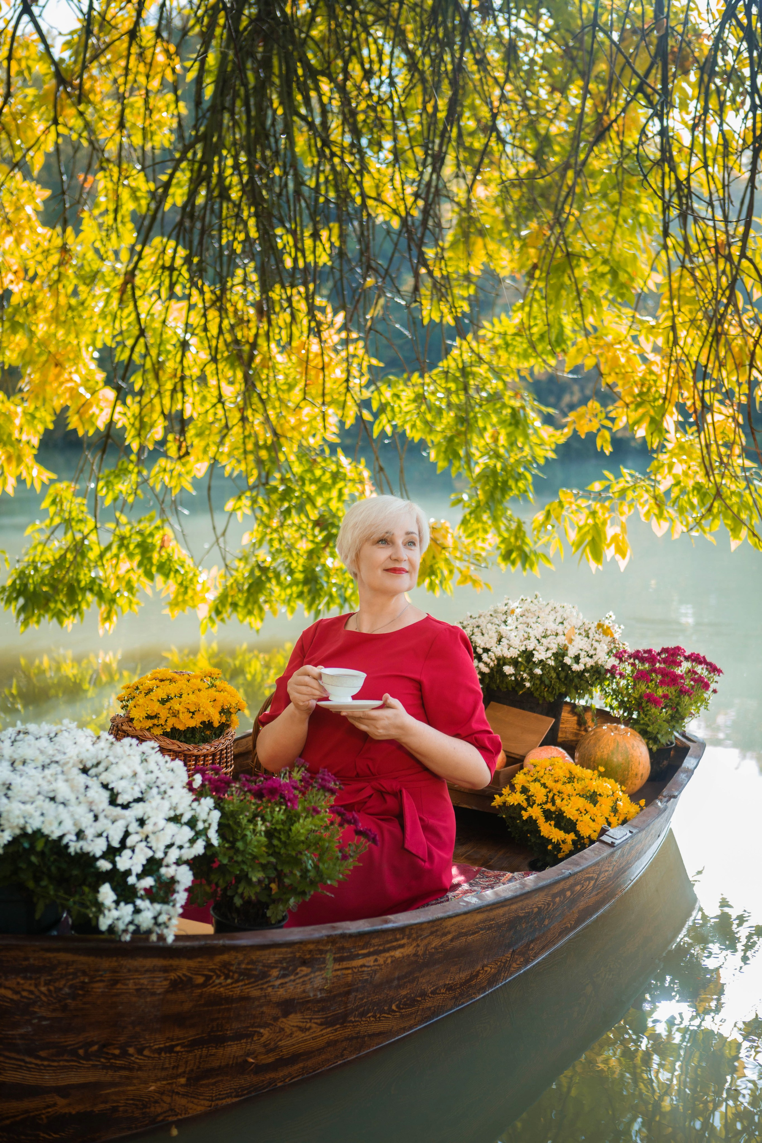 Лодка хризантем (осень). Свадебный семейный и детский фотограф в Краснодаре Карина Федоровская