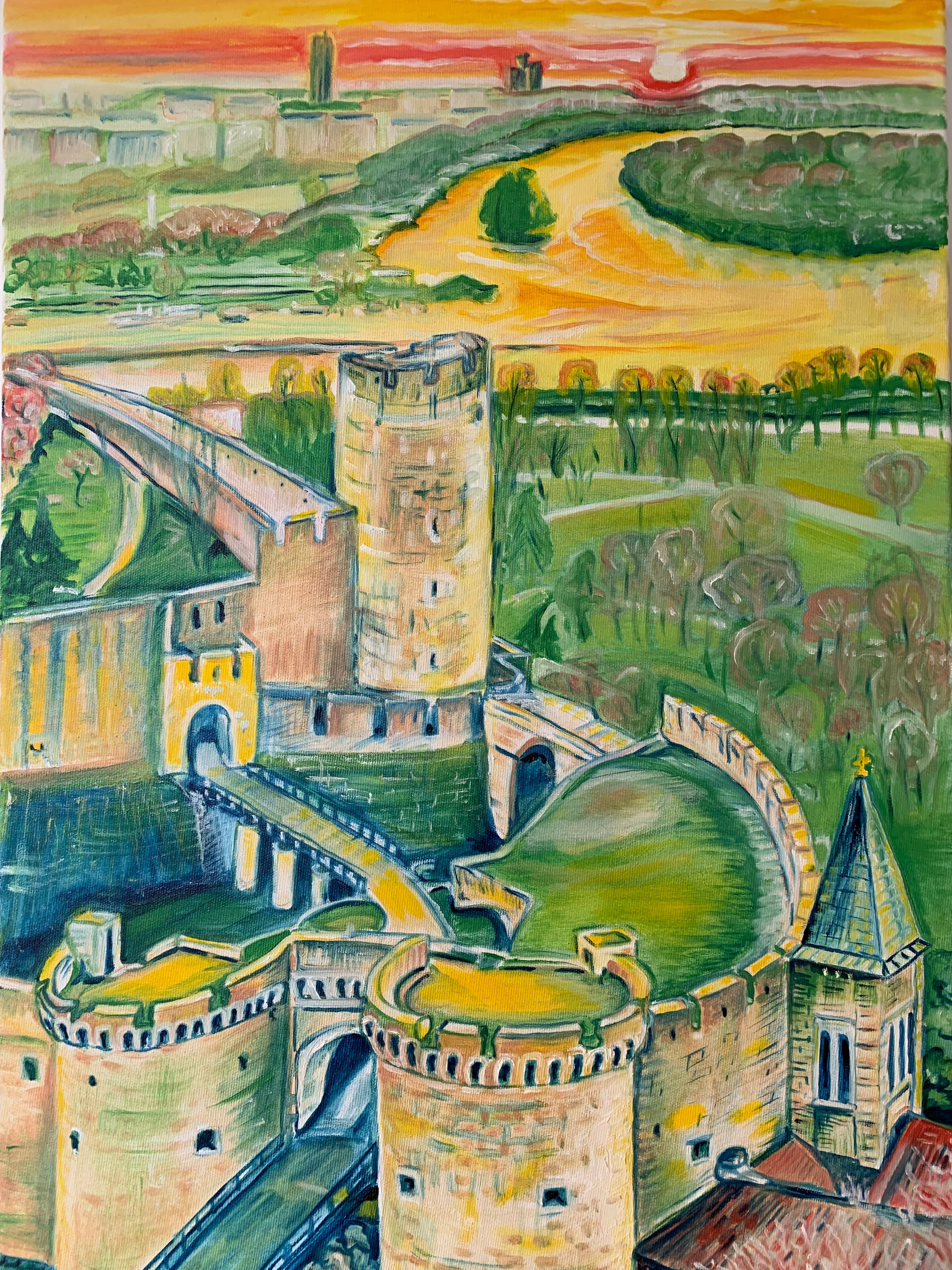 Kalemegdan 50/70 cm Oil on canvas 2022