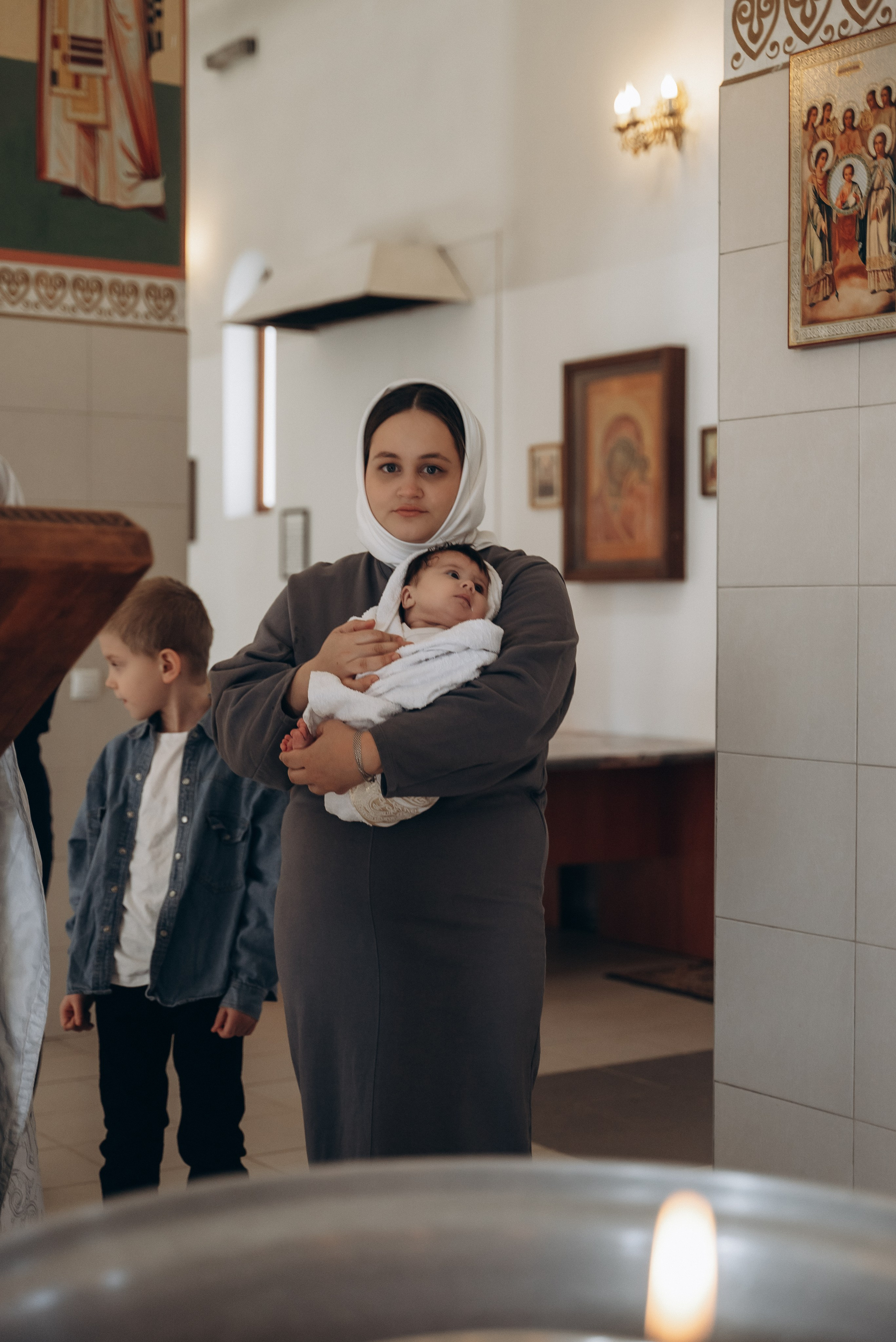 Крещение Радмилы. Семейный фотограф в Минске Дарья Дреко