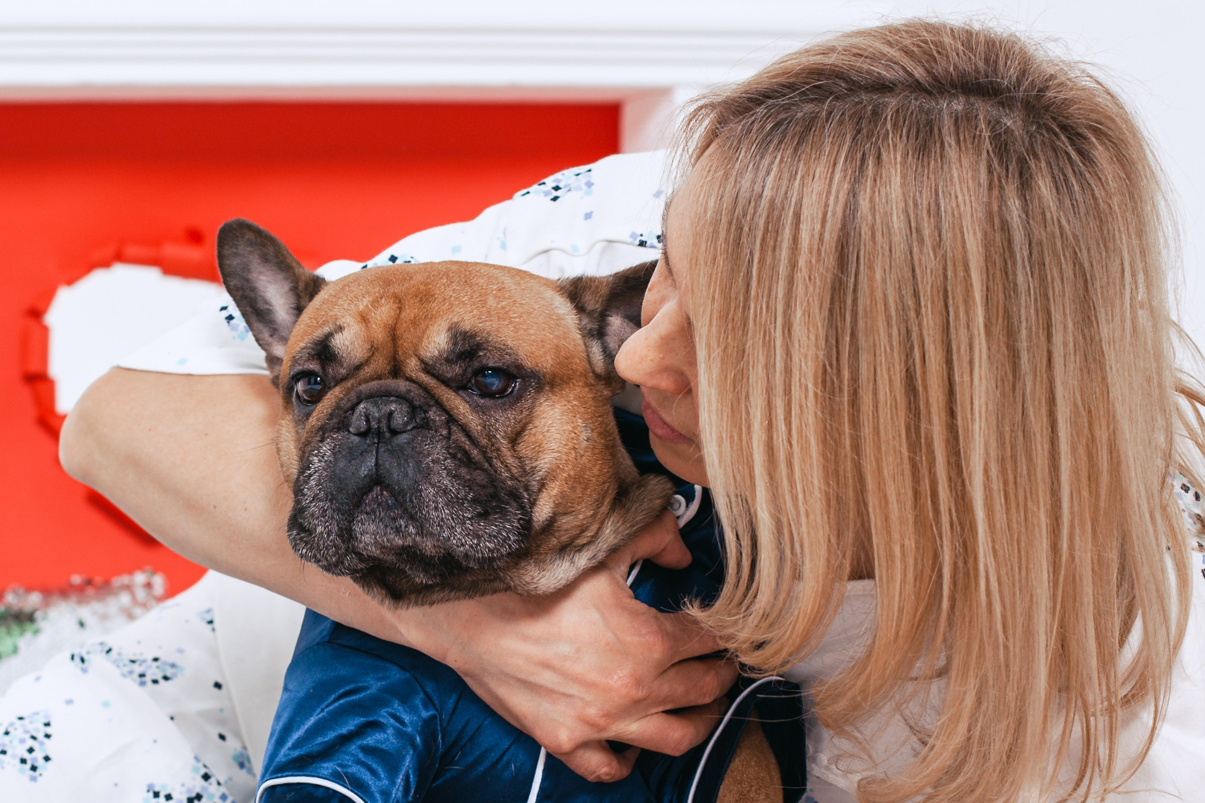 Пижамная вечеринка французских бульдогов и их хозяев. Фотограф-анималист Татьяна Степанова