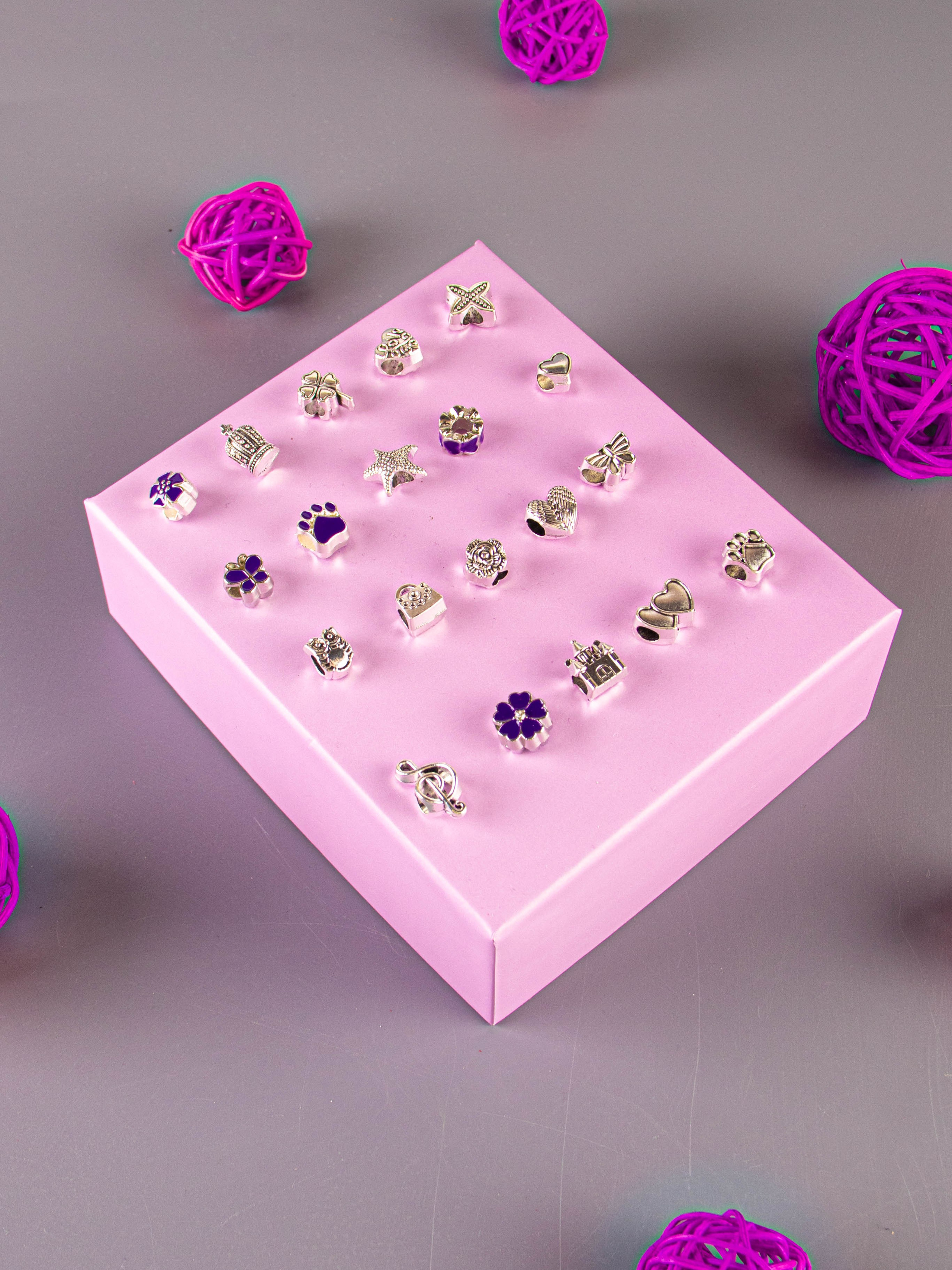 Набор по созданию браслетов (фиолетовый). «Матрица»