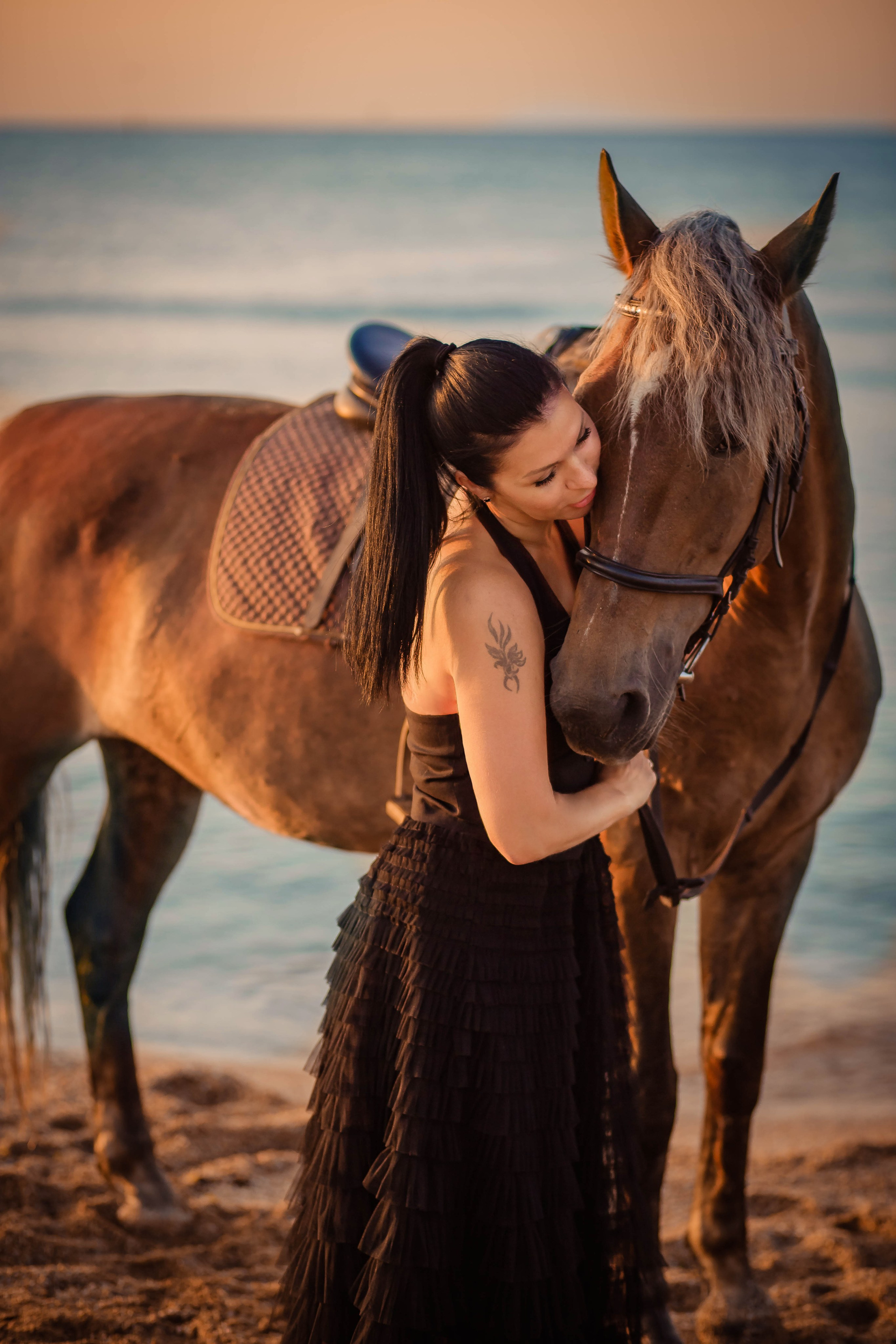 Фотосессия на море с лошадью. Фотограф в Феодосии Наталья Булгакова