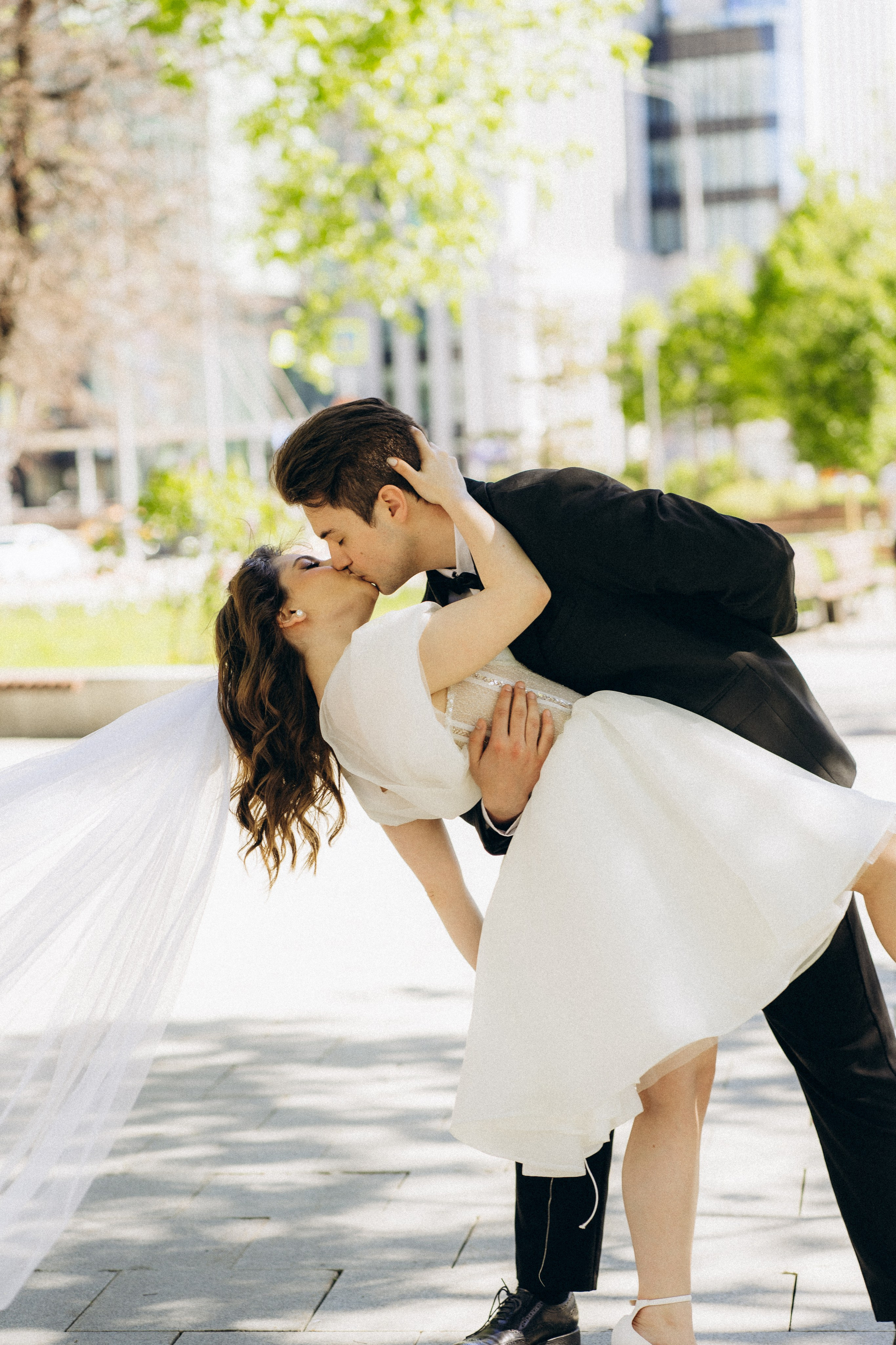 Свадебная фотопрогулка в Москве по центру города. Свадебный фотограф в Москве Анна Полушина