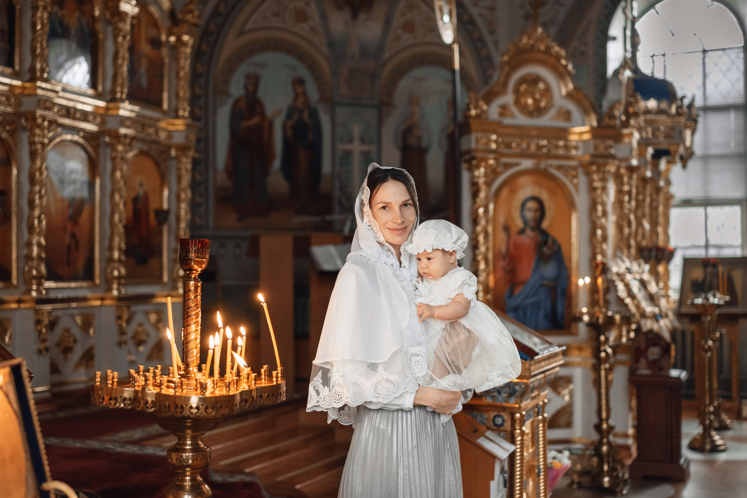 Крещение в храме Иоанна Богослова. Церковный фотограф на Таинство Крещения и Венчания в Оренбурге и Оренбургской области Екатерина Белкина