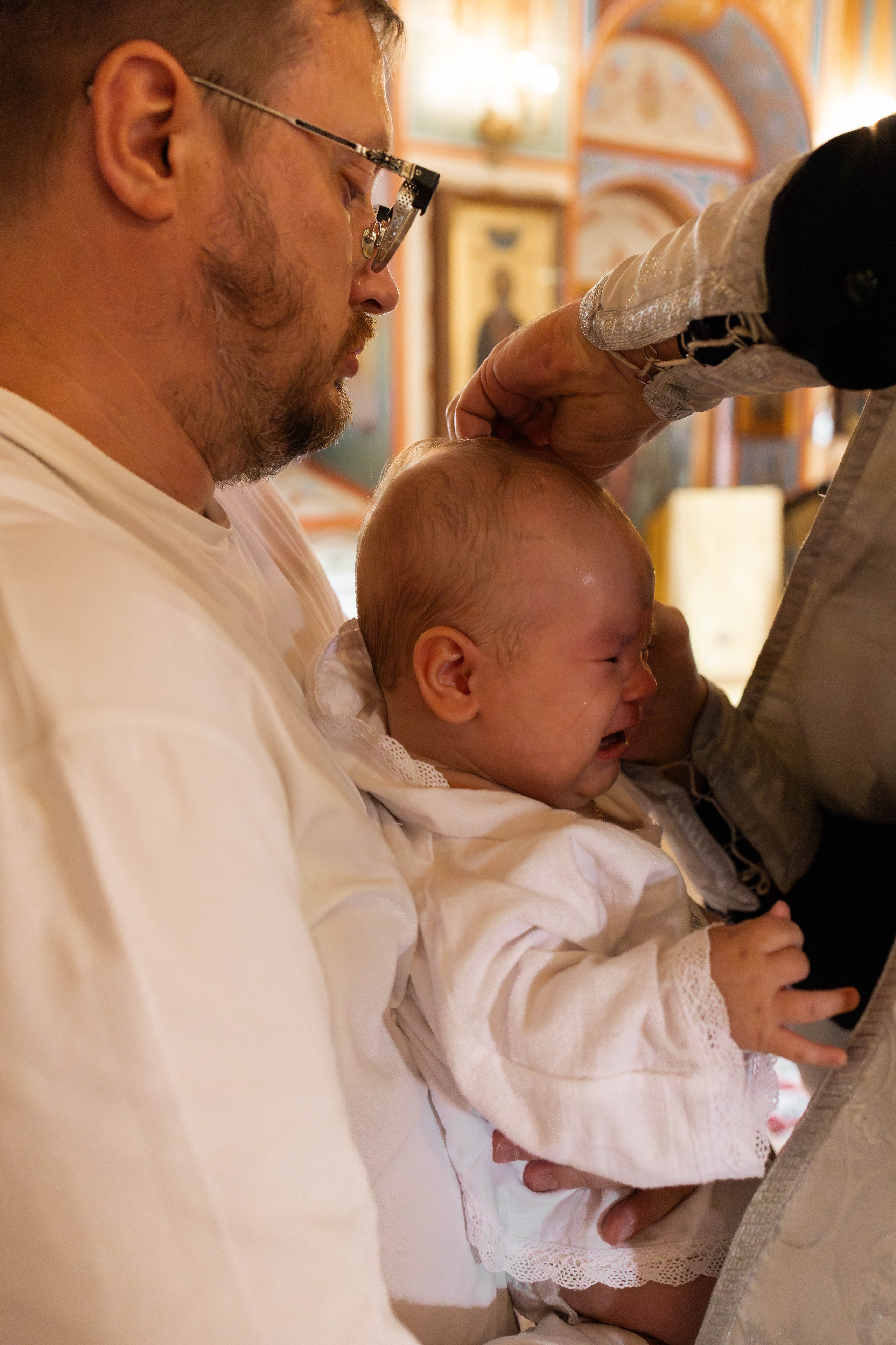Таинство Крещения Евгения. Фотограф новорождённых Newborn Москва