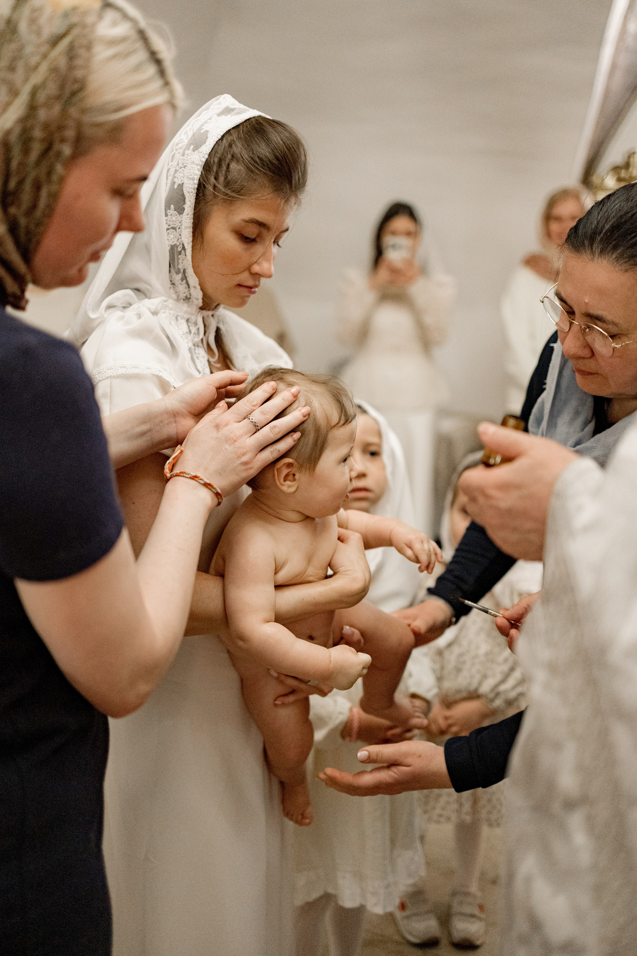 Таинство Крещения Макара. Фотограф новорождённых Newborn Москва