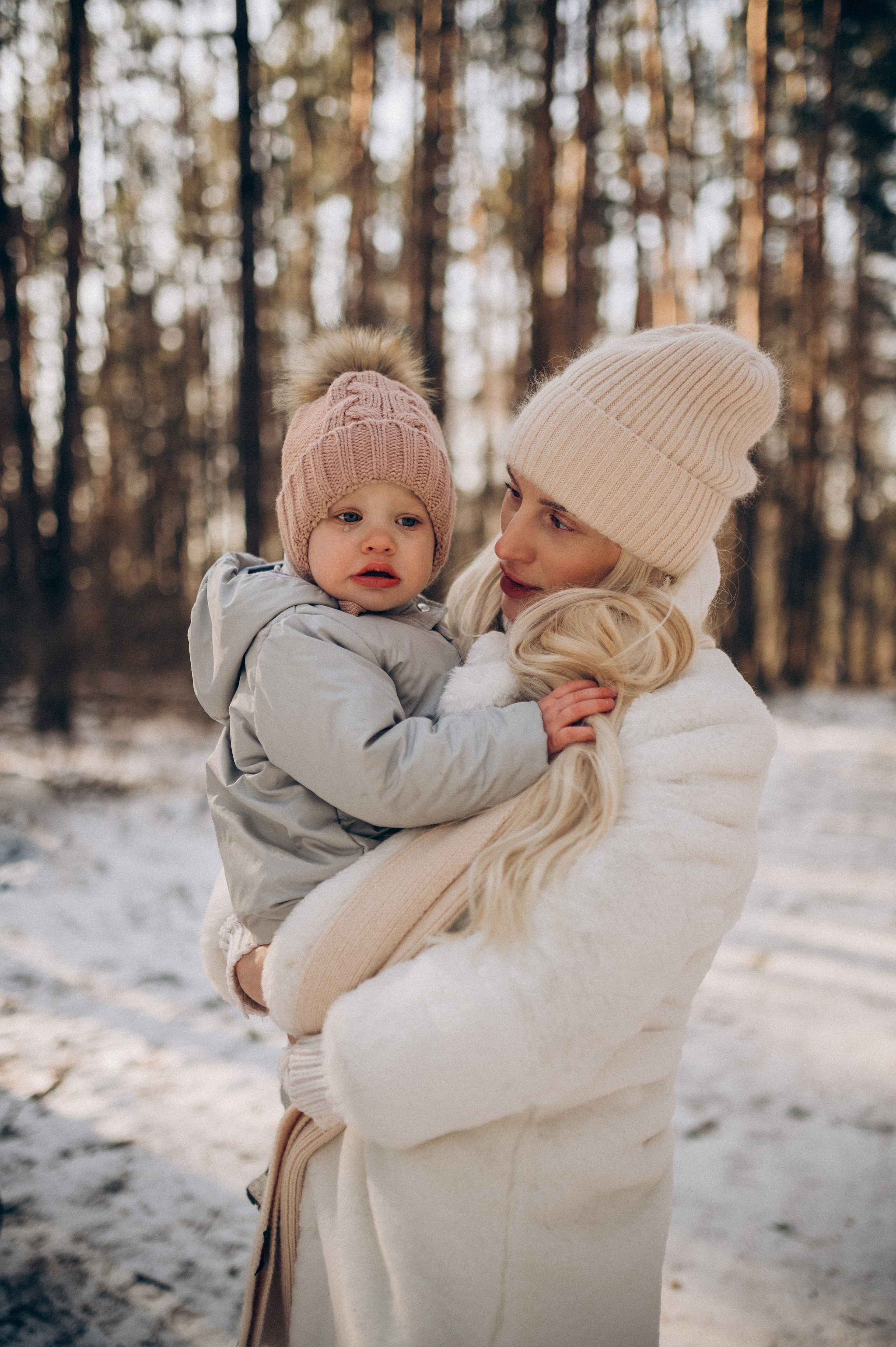 Зимняя фотосессия в лесу. Семейный фотограф в Домодедово и Москве Елена Пичугина