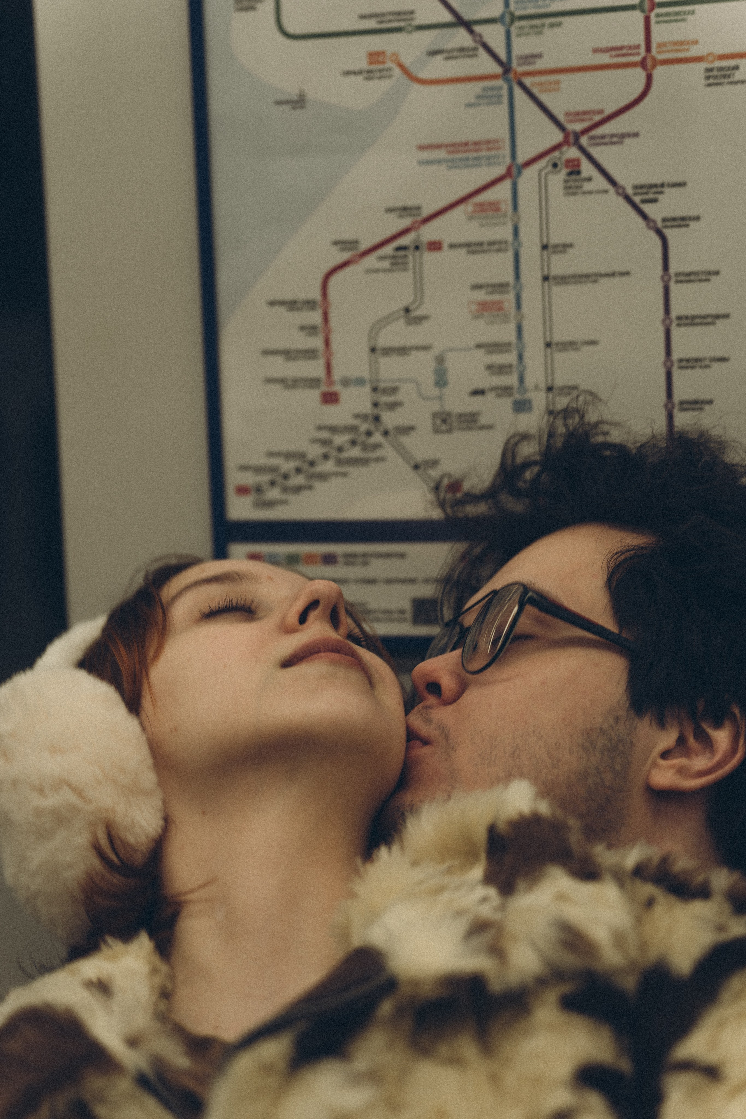 НОВОГОДНЯЯ ФОТОСЕСИИЯ ПАРЫ В МЕТРО ЛЮБОВЬ. Профессиональный фотограф, Санкт-Петербург — Виктория Богомолова