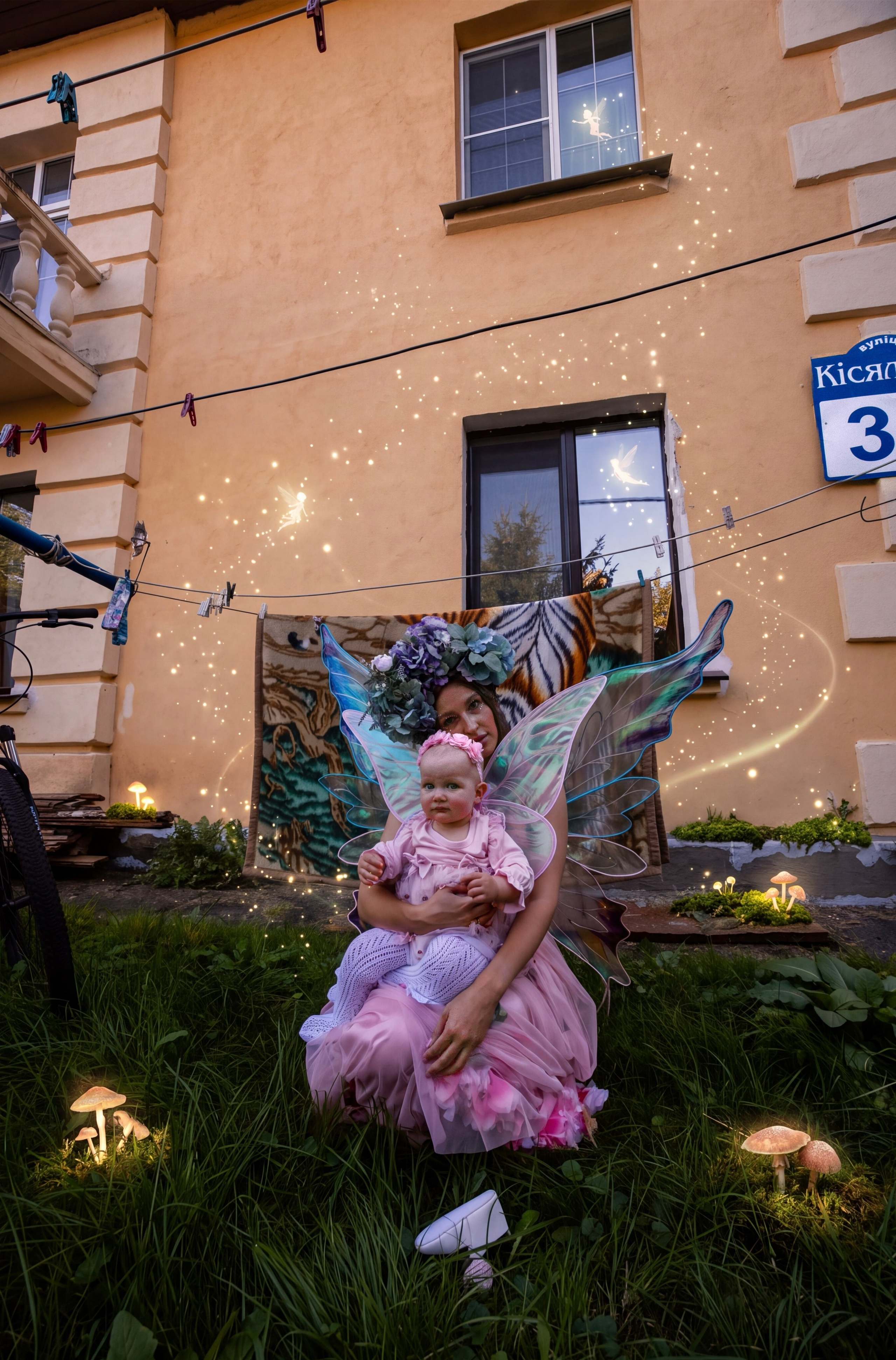 К годику малышки Агаты. Фотохудожница Лина Дрейк
