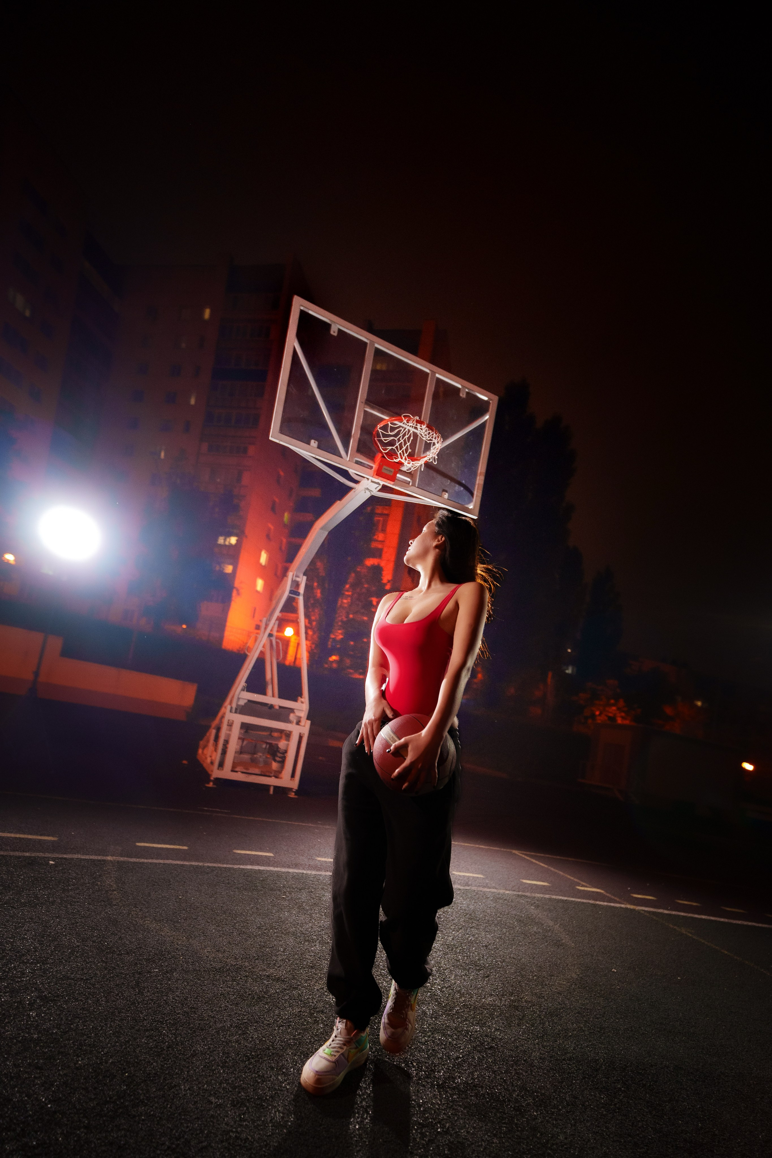 Ночной баскетбол с Вазирой 🏀. Фотограф Андрей Чеботок (Белгород, Курск, Воронеж, Старый Оскол)