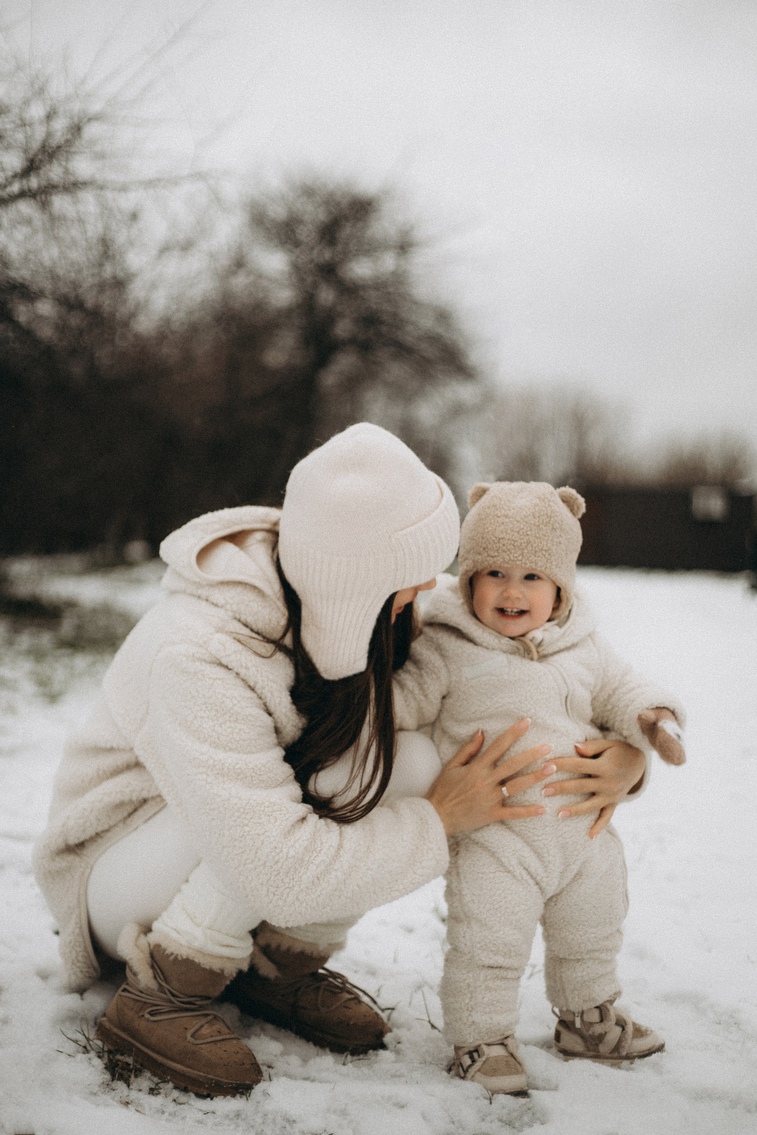 Первый снег. Фотограф в Москве Диана Малимон