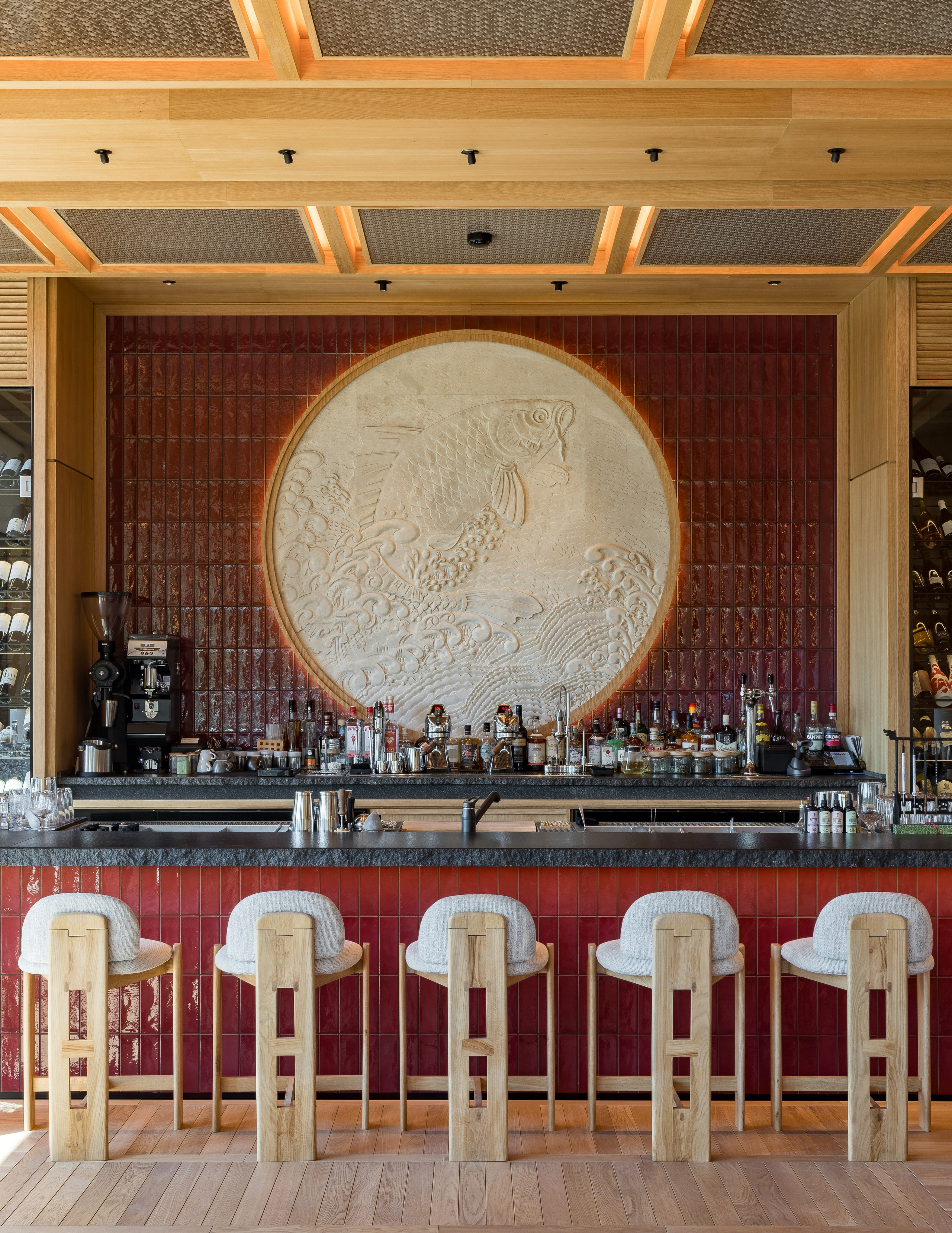 Japanese Restaurant in Krasnodar. Ekaterina Symidi. Interior Photographer