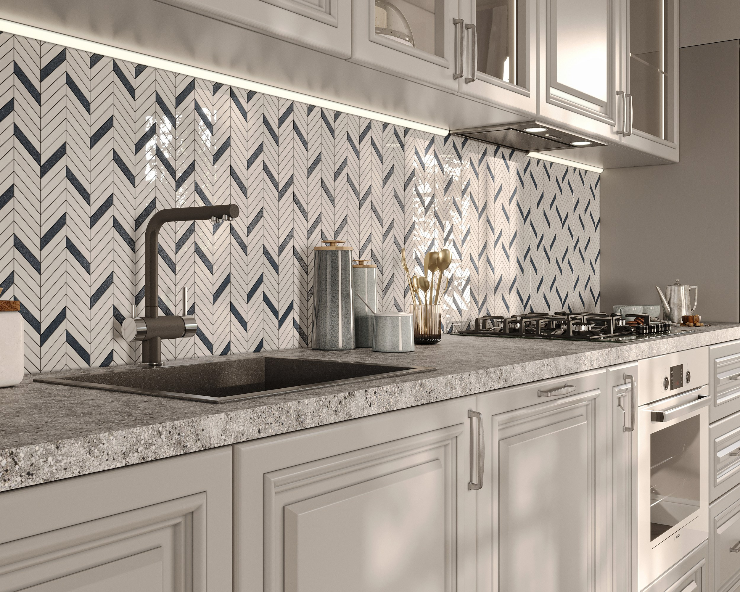 MKR кухонные гарнитуры (предметная 3D визуализация). Королёва Анастасия | 3D визуализатор