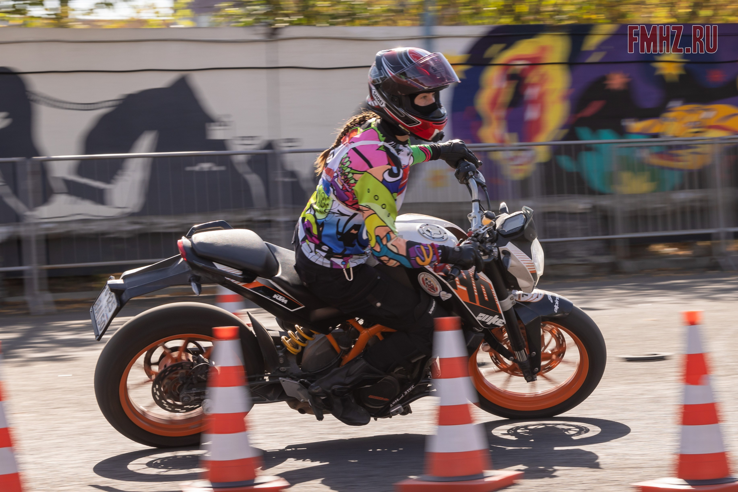 Соревнования по мотоджимхане на площадке Мосгортранс 15.09.2024. Фотограф Владимир Охрименко