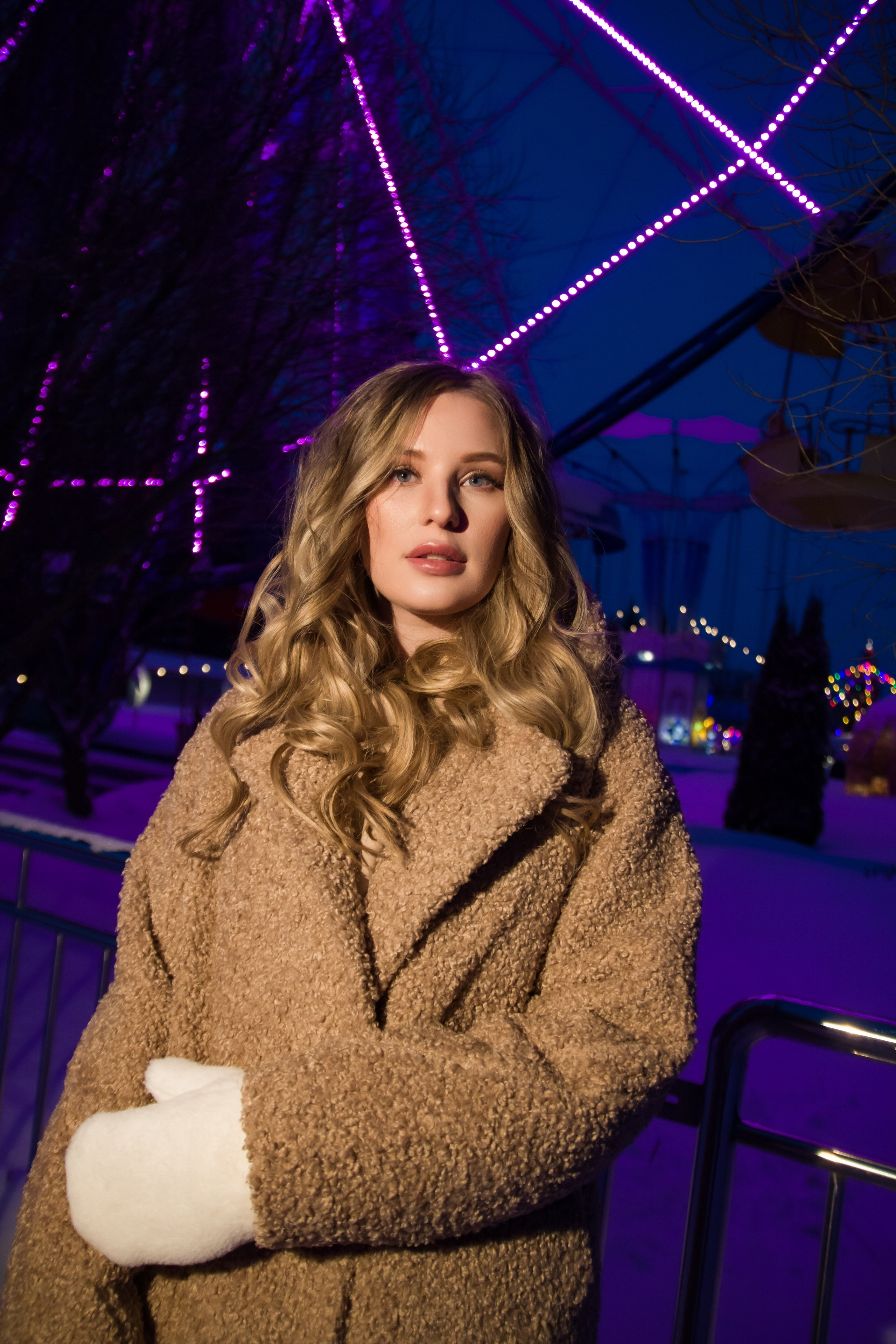 Морозный день. Женский портрет и немного больше в Санкт-Петербурге