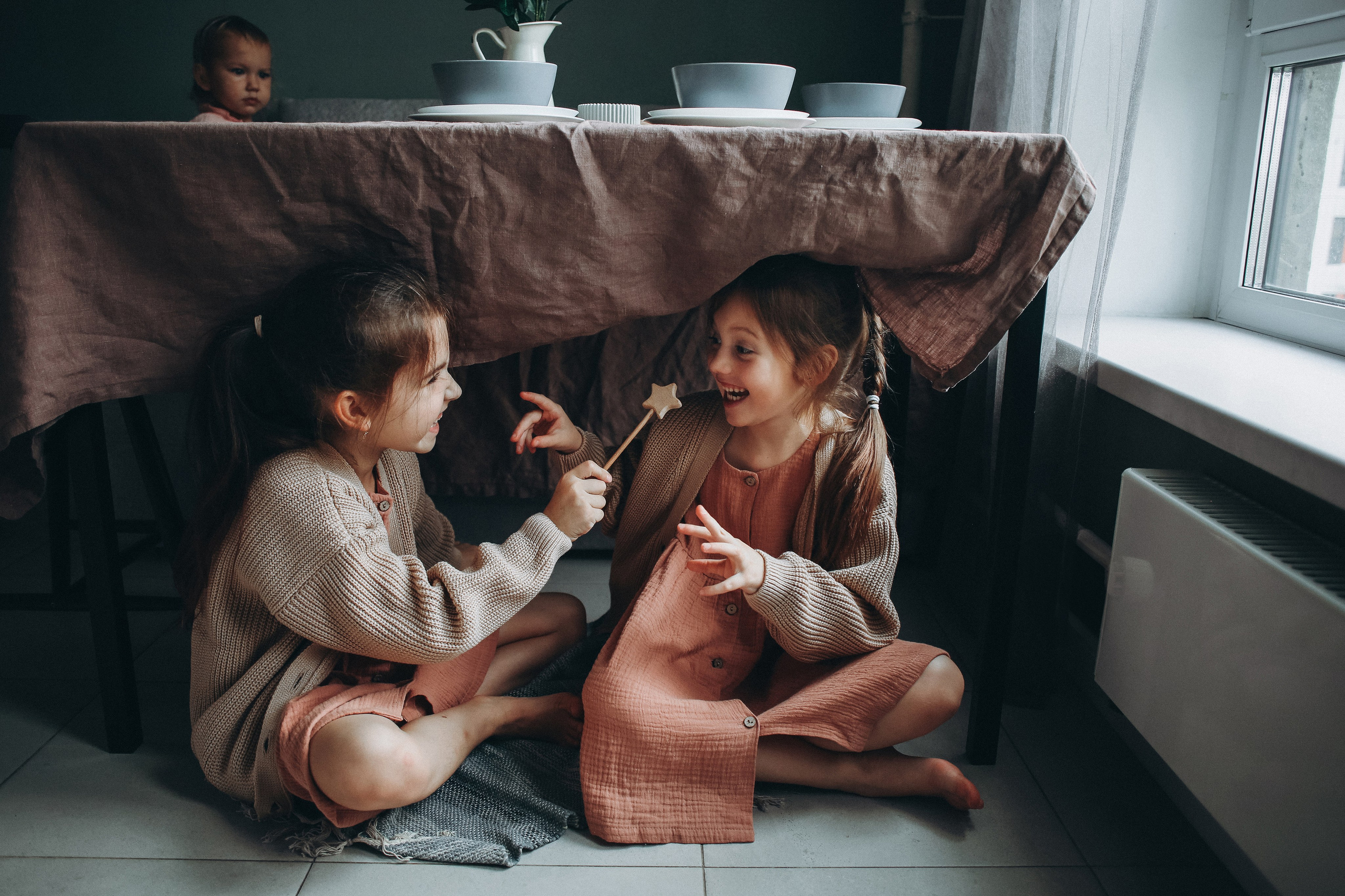 Светлана с дочками. Семейный фотограф в Москве Марина Петра