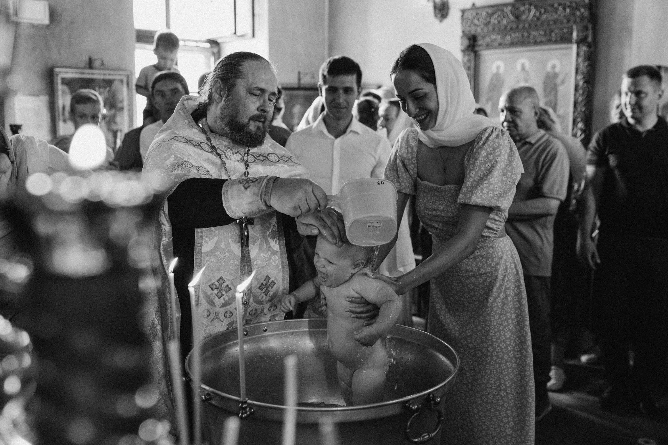 Крещение Марии. Семейный фотограф в Обнинске