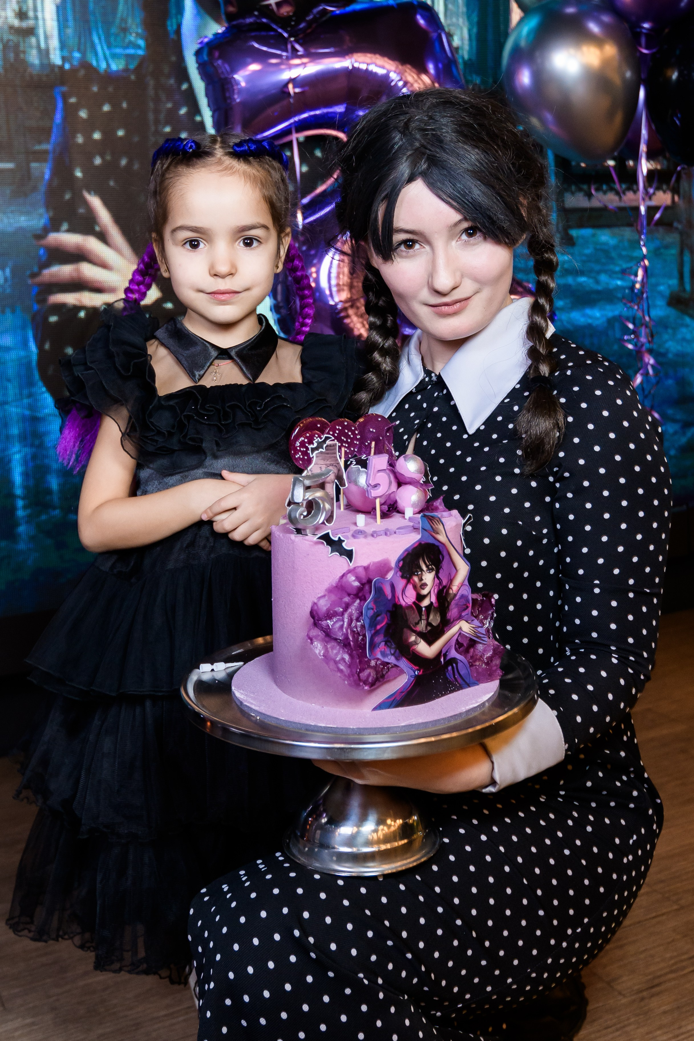 День рождения Софии в стиле «Уэнздей». Репортажный фотограф Сергей Дроздов