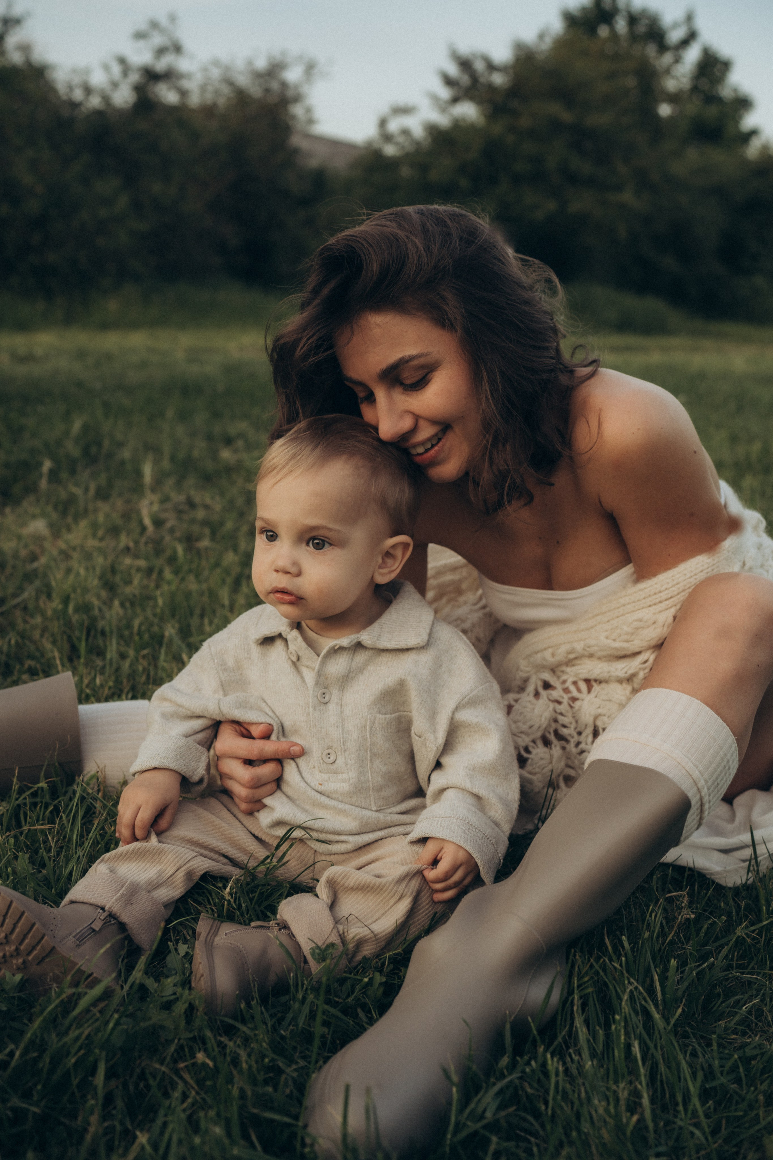 Семья. Закат. Счастье. Семейный фотограф в Москве Елена Гильманова