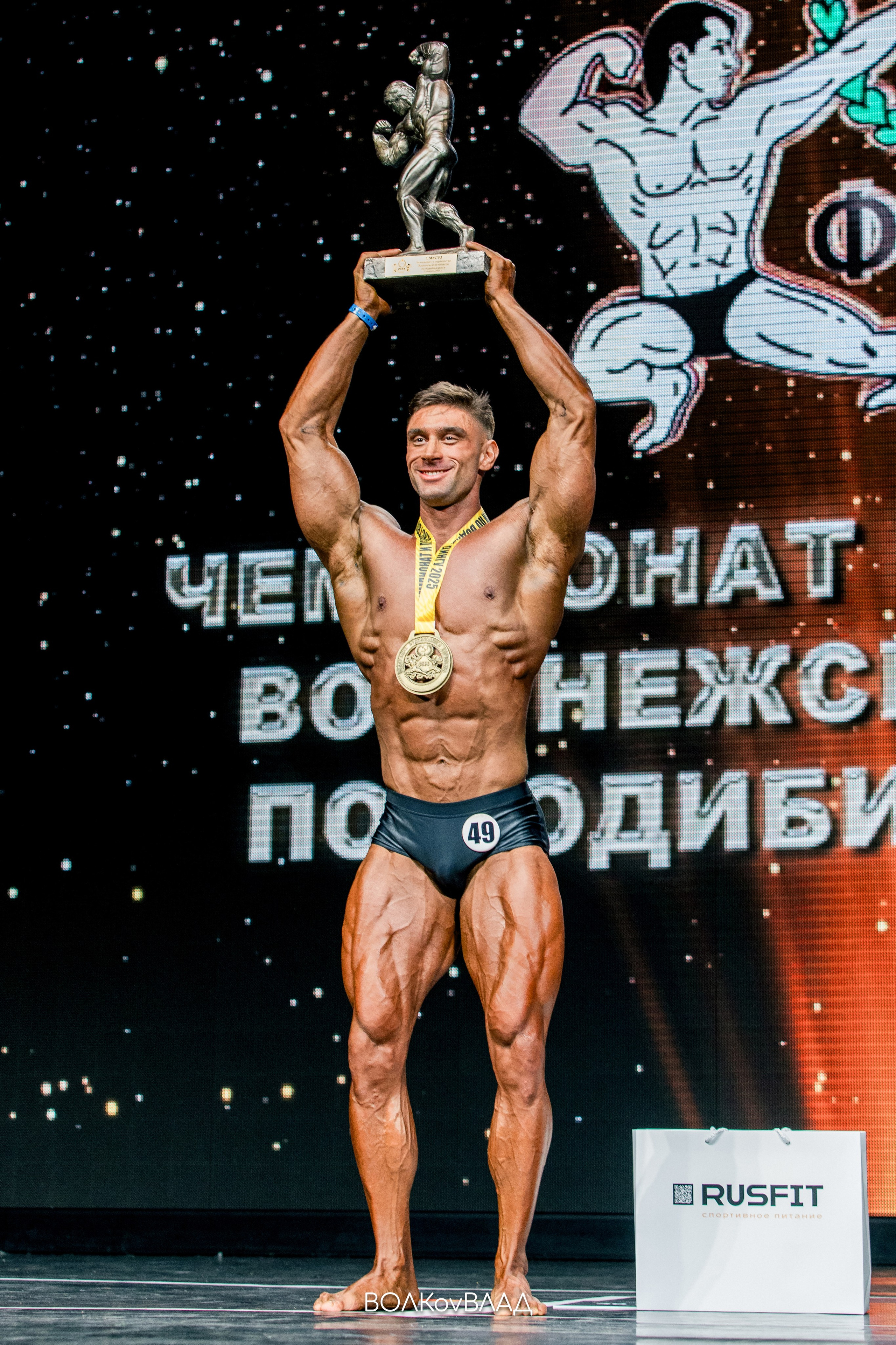Чемпионат и Первенство Воронежской области по бодибилдингу — 13.04.25. Владислав Волков | Фотография и видеосъемка в Воронеже