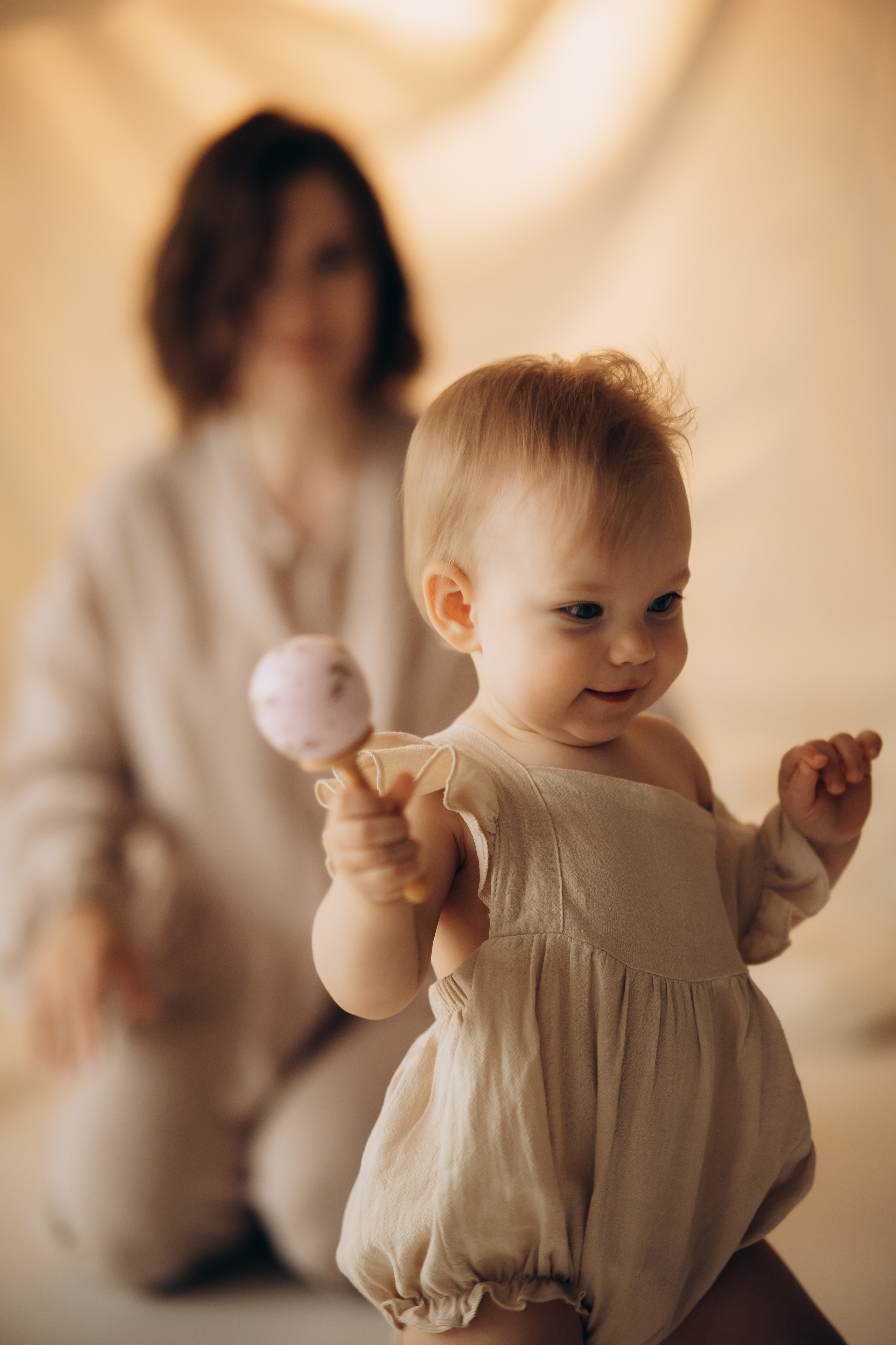 Фотосессия в тканях: мама и малышка. Семейный фотограф Москва Юлиана Фетисова