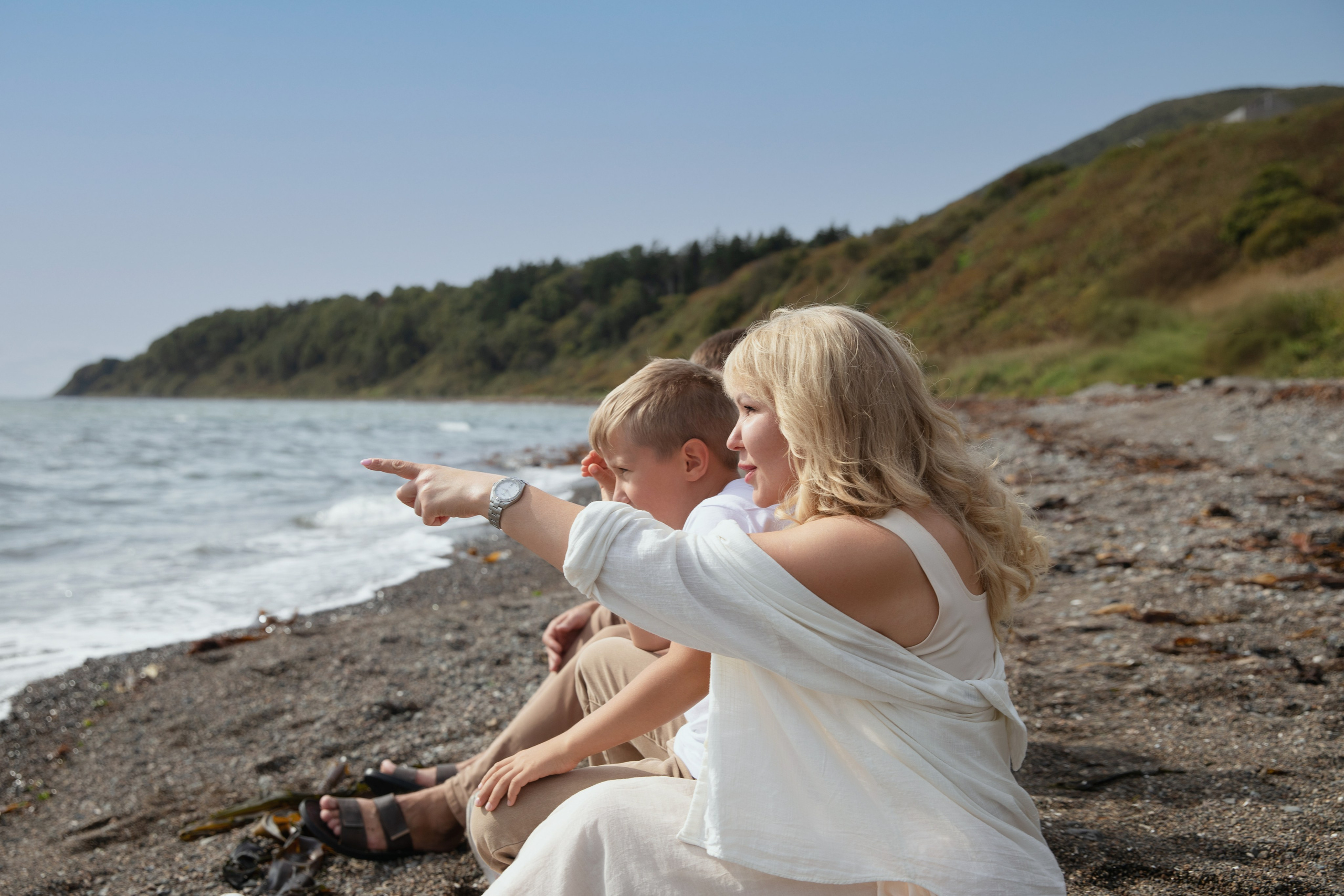 Семейная съемка на море. Сахалин. Корсаков. Фотограф новорожденных, детский фотограф  Москва.Семейная съемка Москва. Семенова Анна