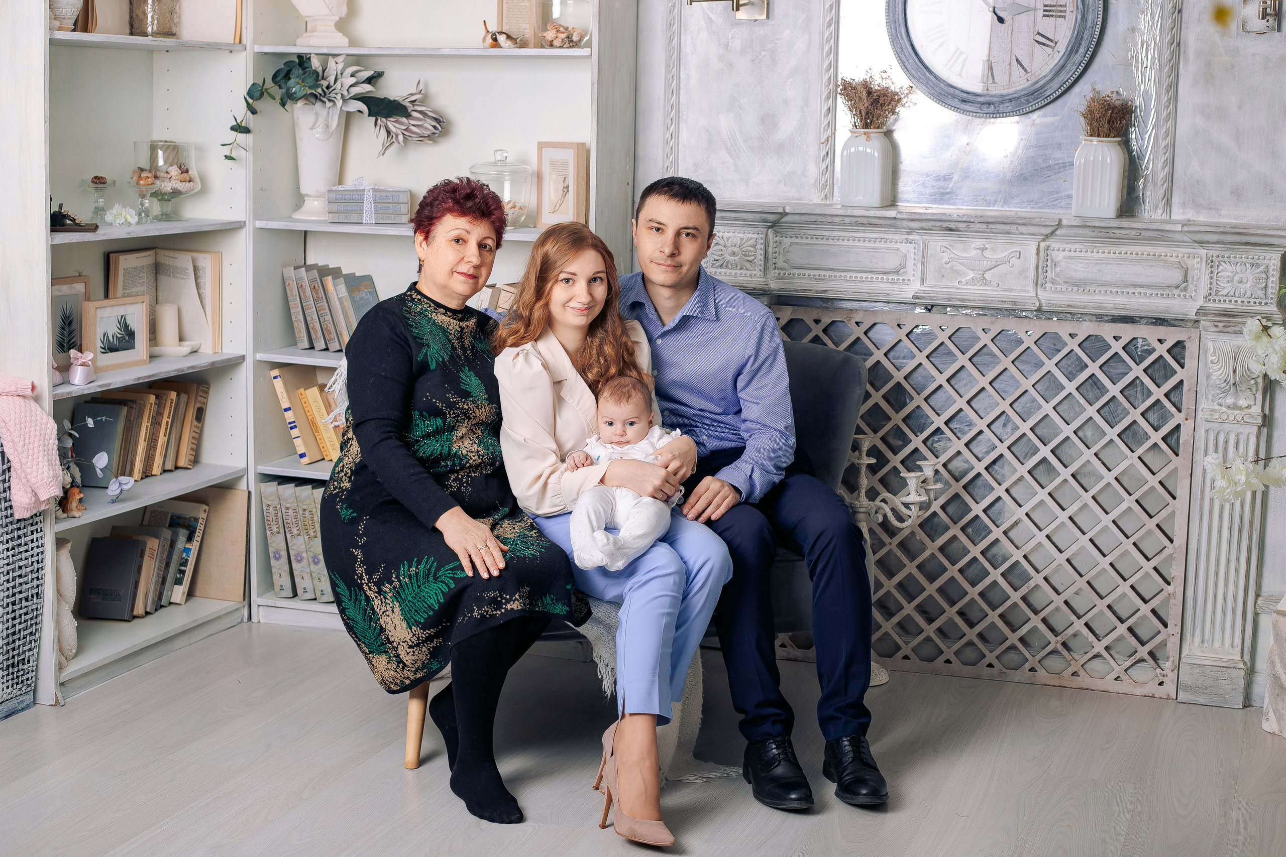 Семейная фотосессия в студии спб. Фотограф в Санкт-Петербурге, Анна Скворцова