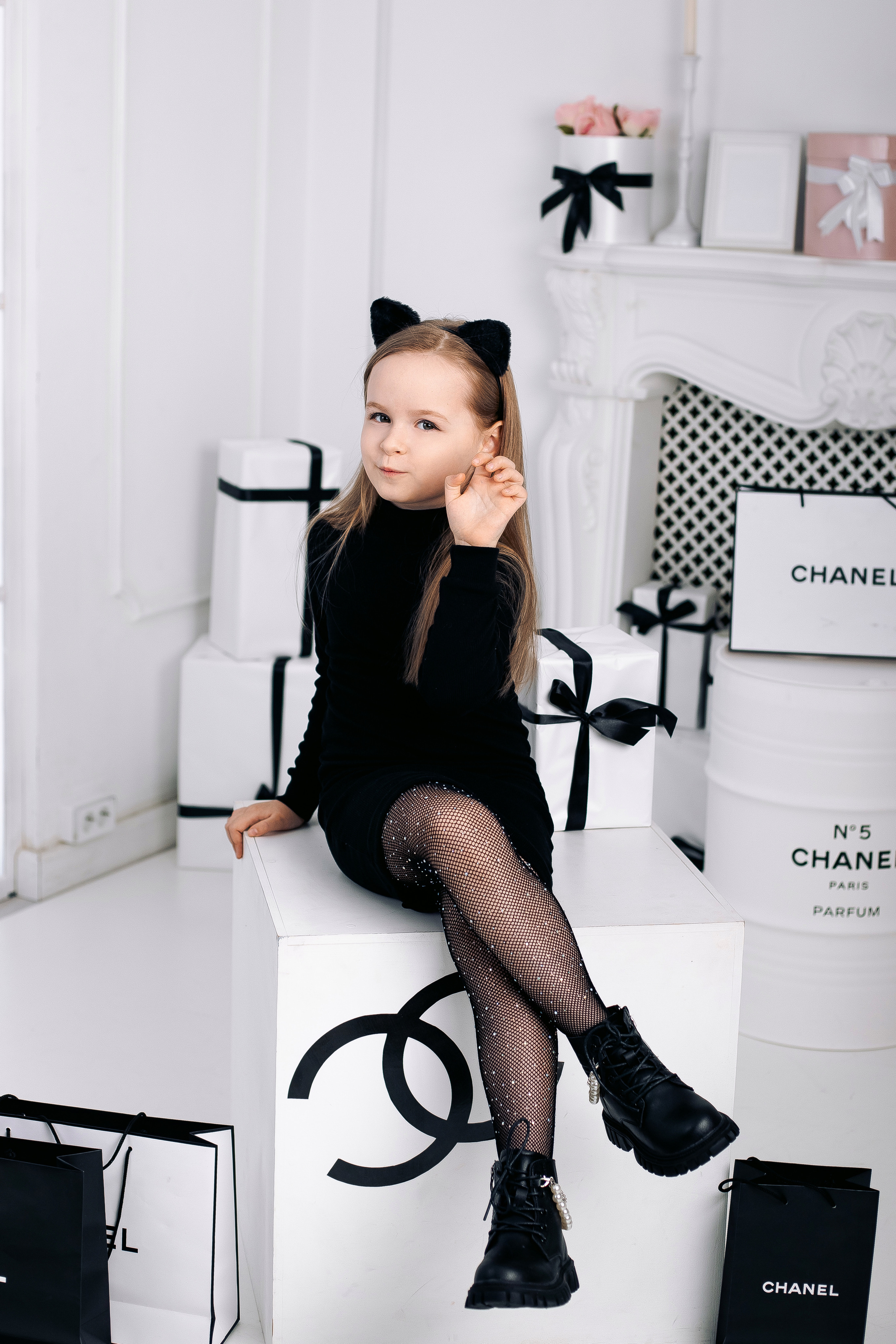 Фотосессия для подростков Шанель кошечки. Фотограф в Санкт-Петербурге, Анна Скворцова