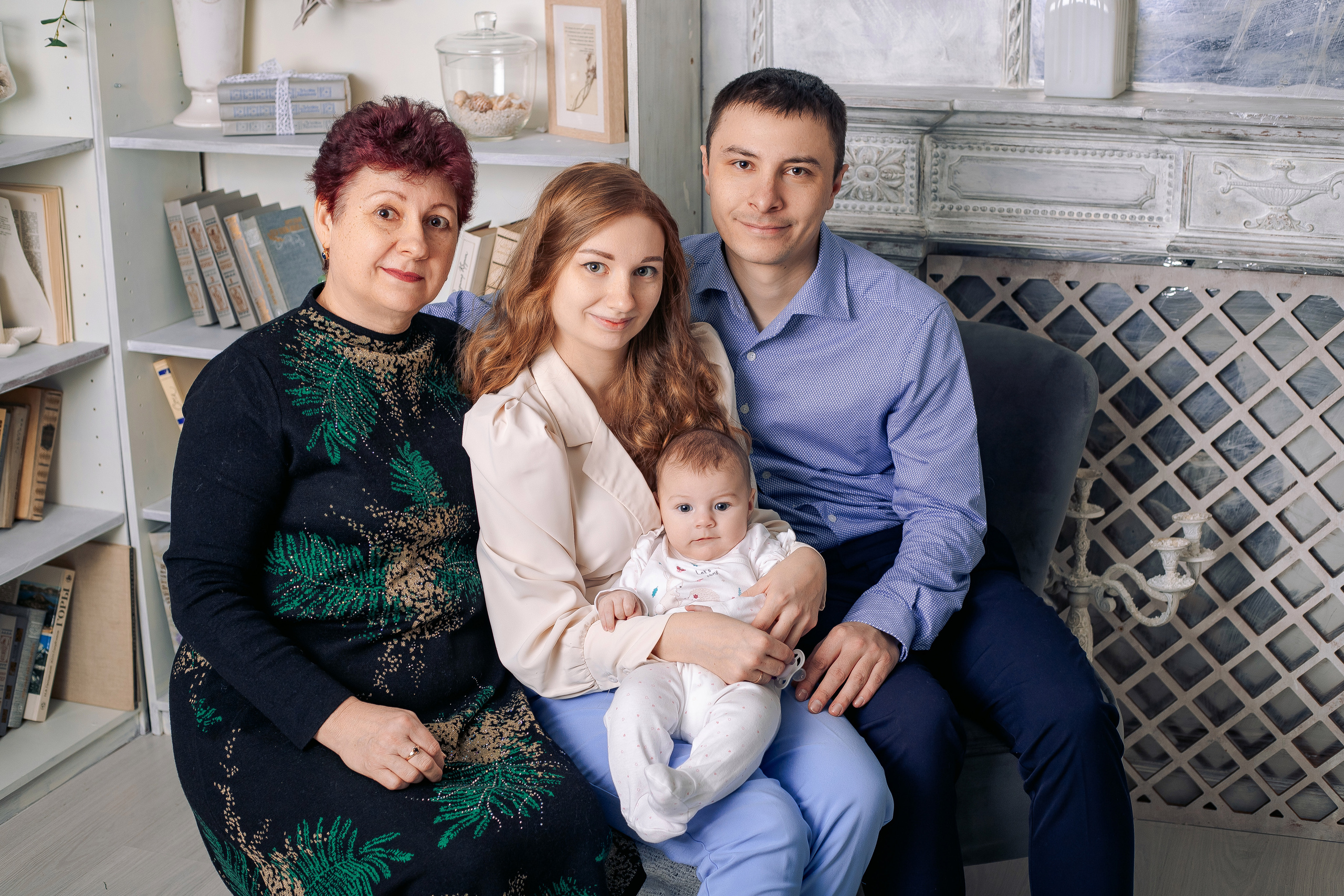 Семейная фотосессия в студии спб. Фотограф в Санкт-Петербурге, Анна Скворцова