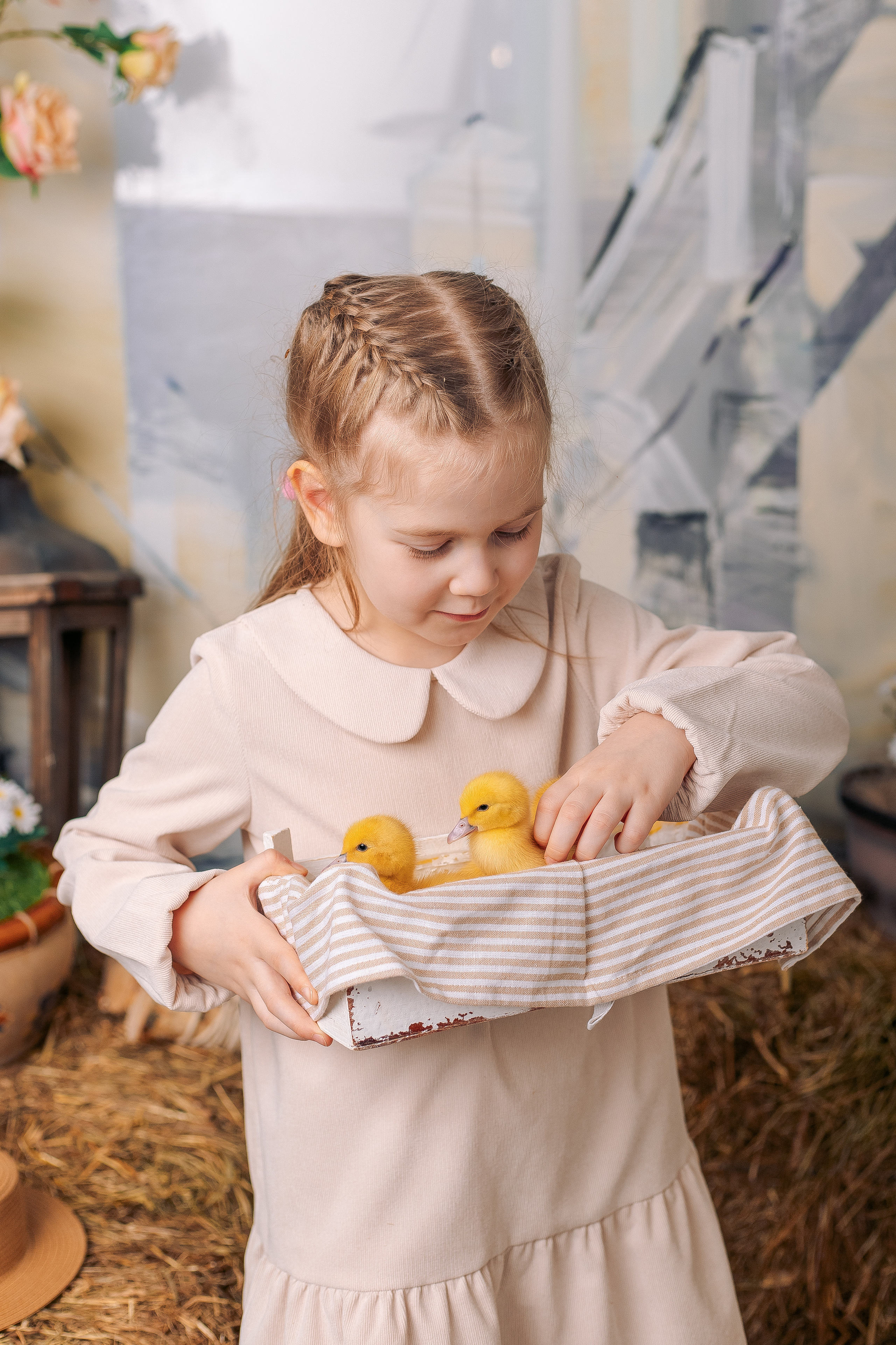 Пасхальный фотодень спб фотосессия с цыплятами и утятами. Фотограф в Санкт-Петербурге, Анна Скворцова