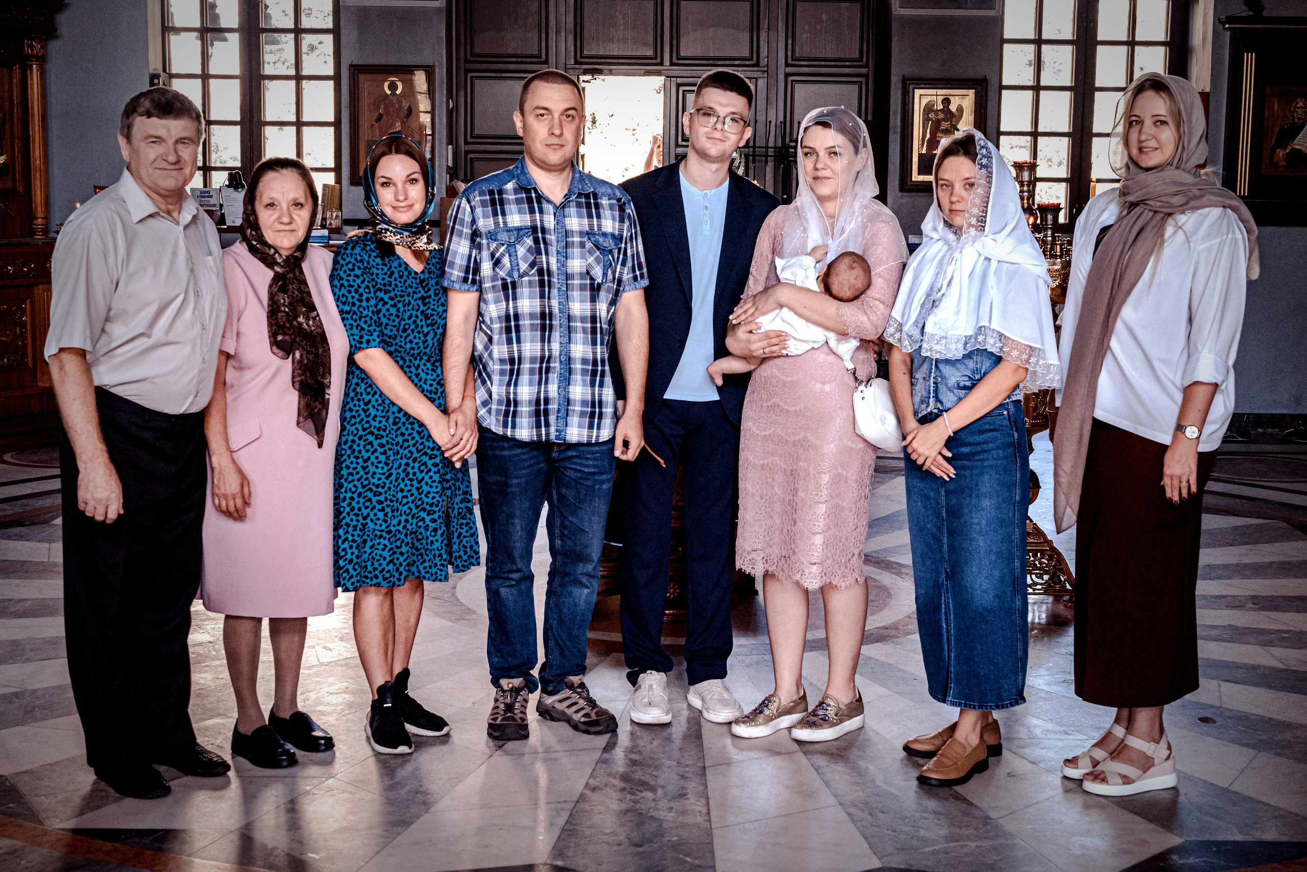 Крещение Екатерина. Семейный и детский фотограф Москва