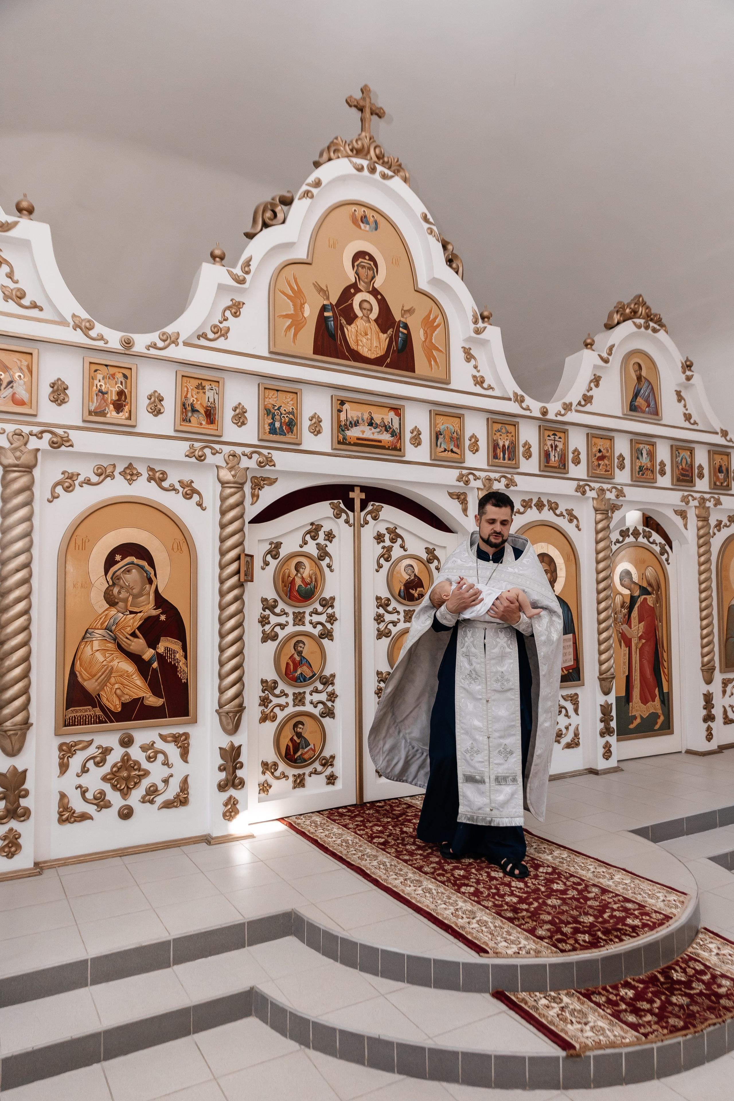 Крещение Ксении. Семейный фотограф Минск Усова Ольга