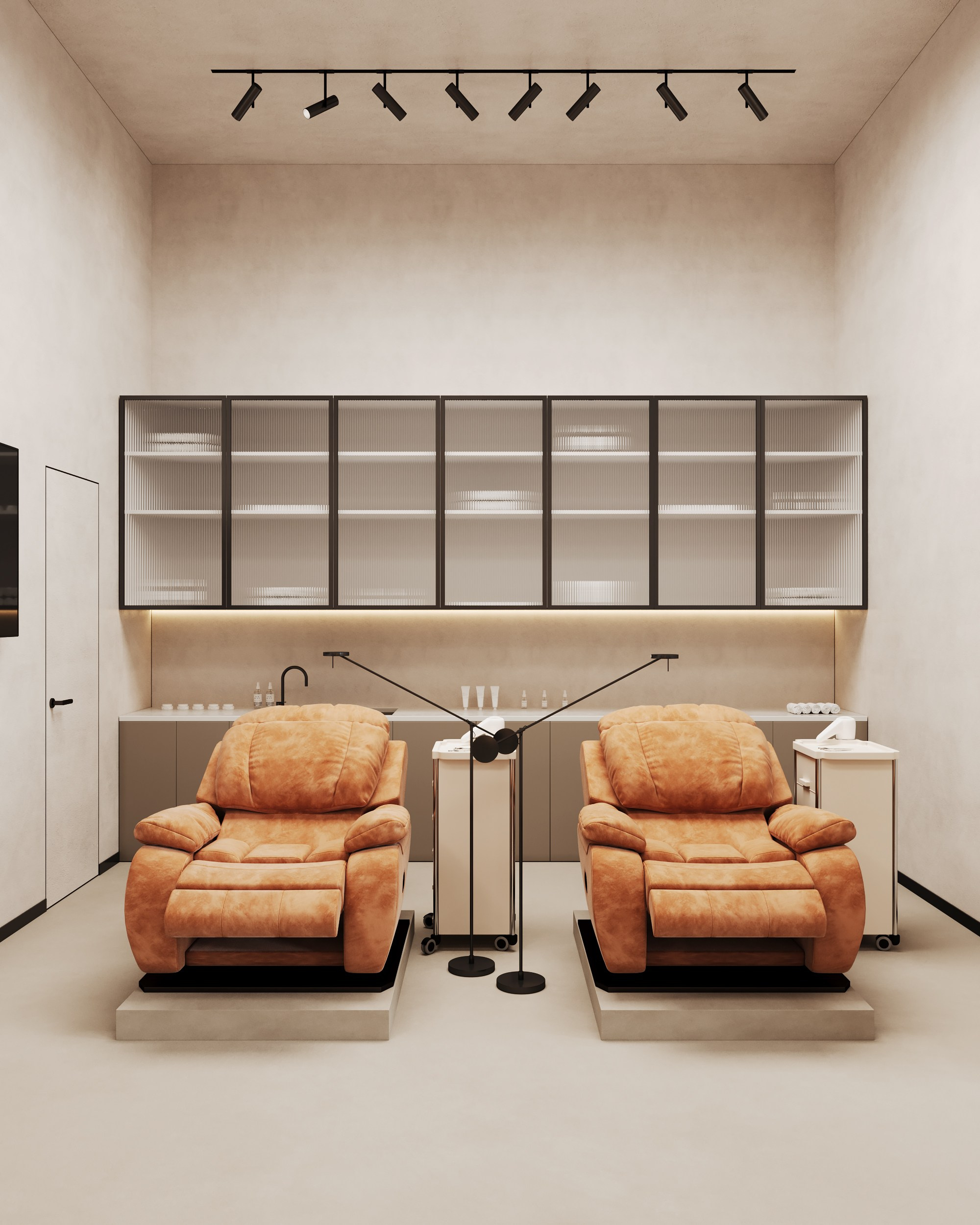 Beauty Salon Tatcher. Дизайн интерьера | 3D визуализация | Миланская Марина