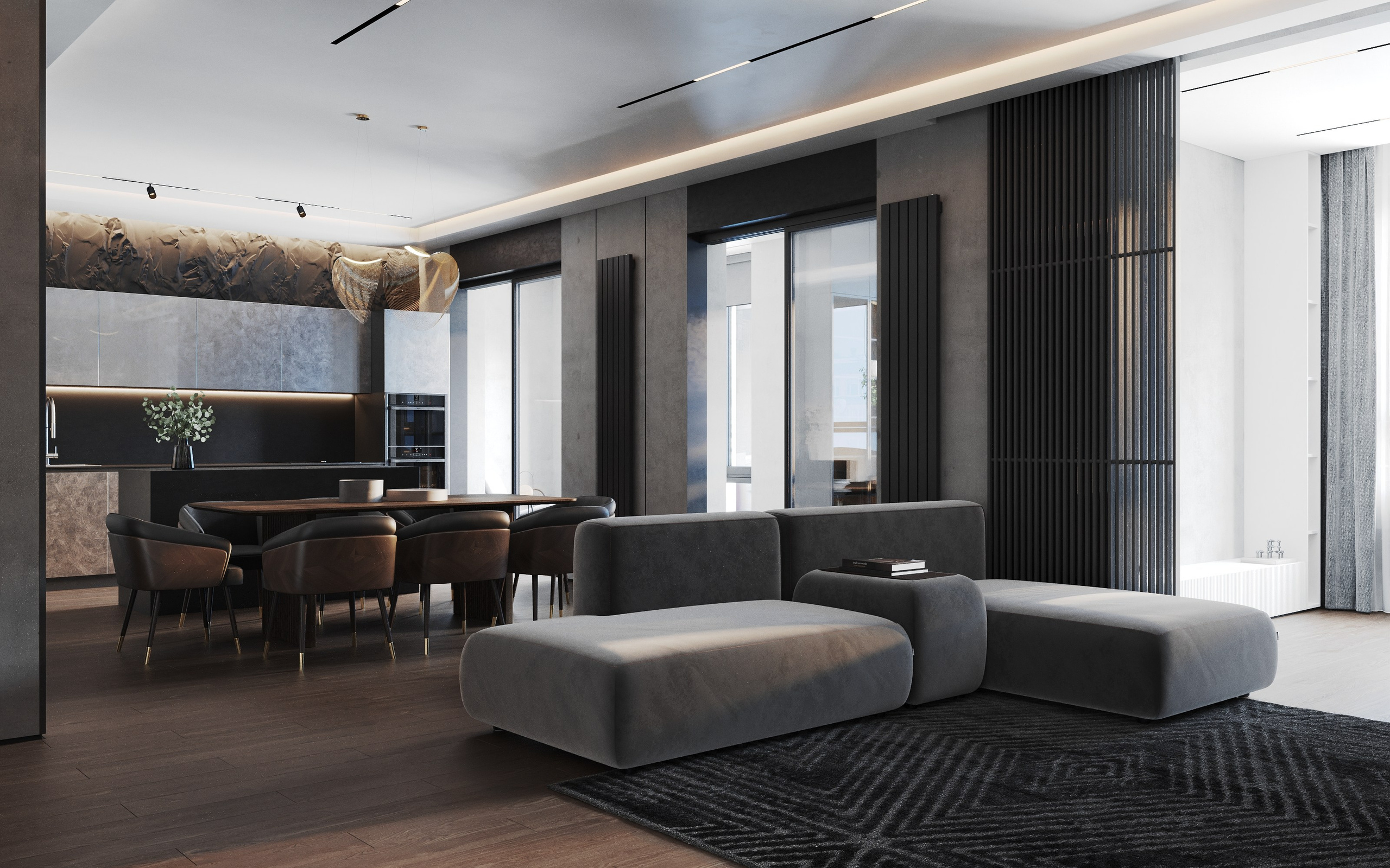 Квартира 115 м². Дизайнер интерьера Малюгина Ксения Санкт-Петербург