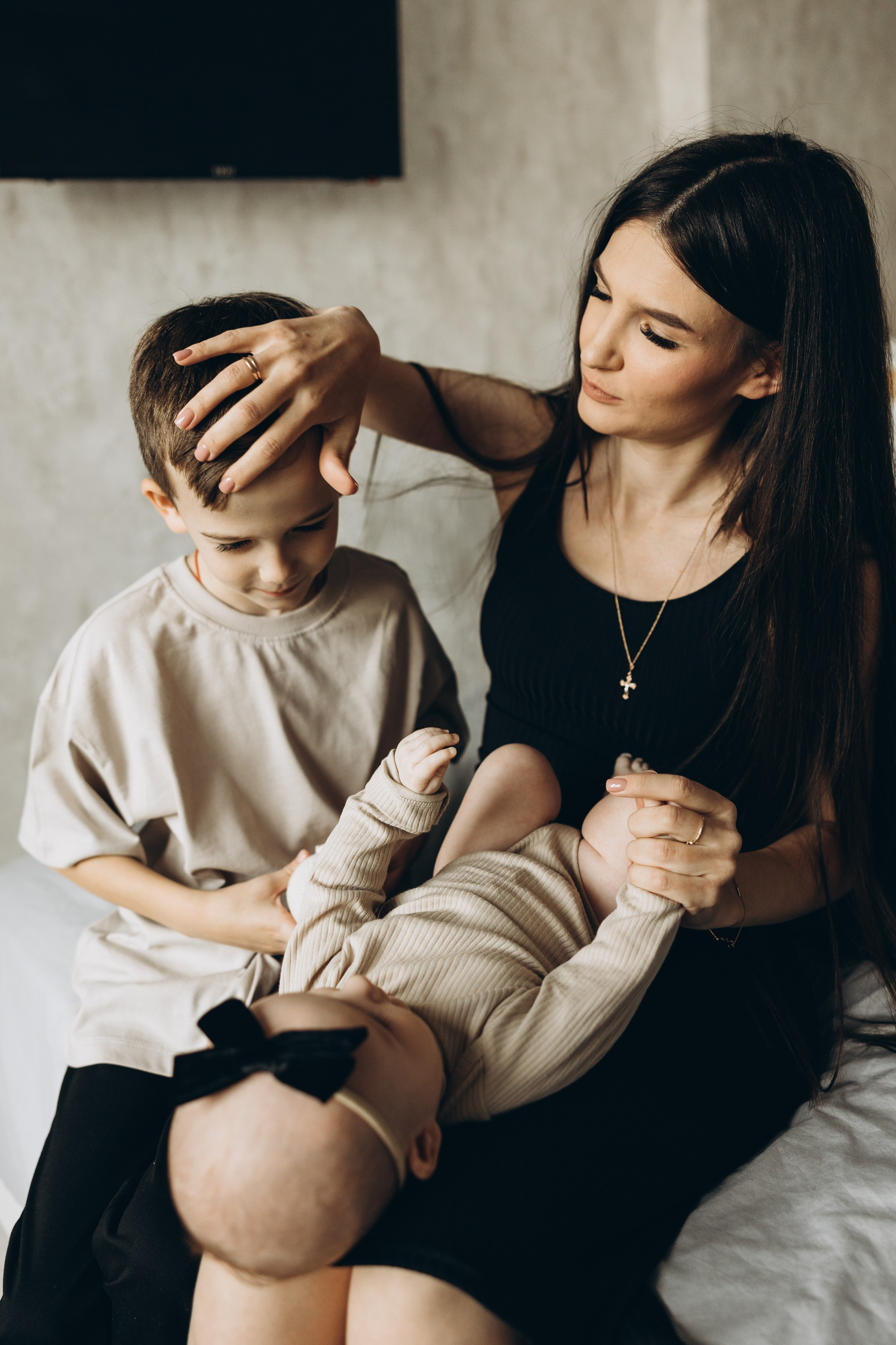 Марина, Илья и Аня. Семейный фотограф в Москве Виктория Ястребинская