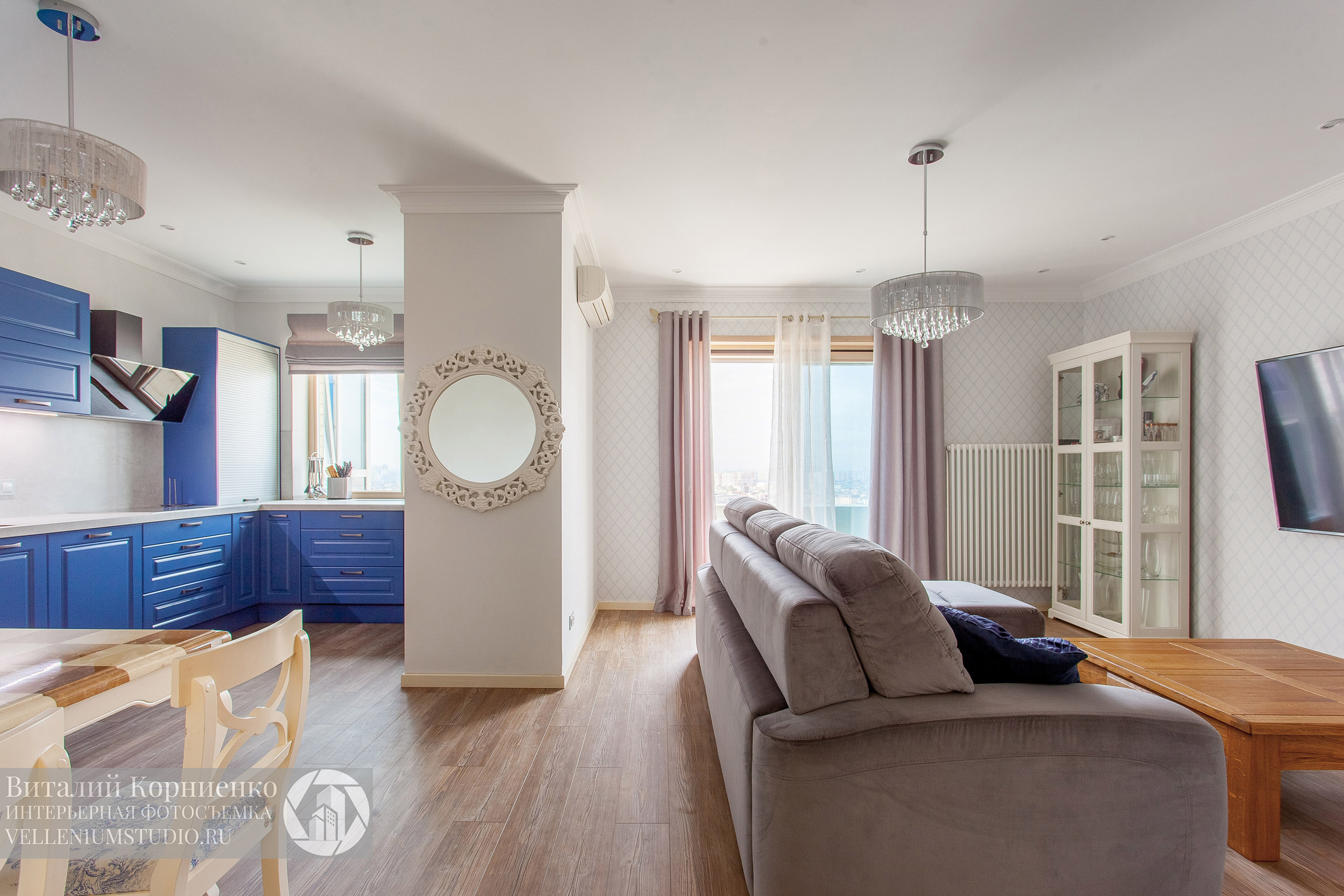 Фотосъемка квартиры 3комнатной для продажи в Краснодаре. Интерьерный фотограф Краснодар: профессионально по доступным ценам