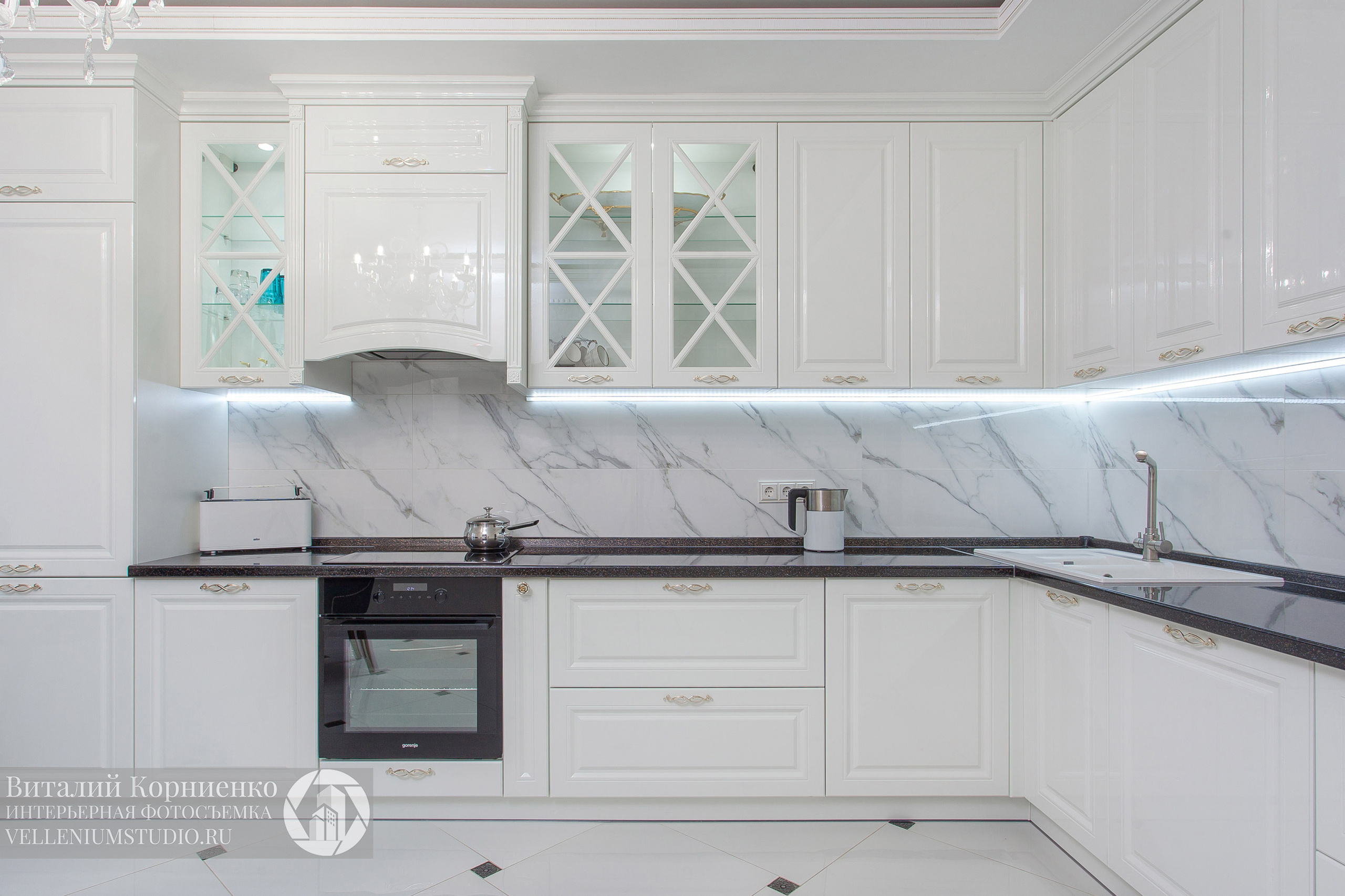 Фотосъемка кухонной мебели в Краснодаре. Интерьерный фотограф Краснодар: профессионально по доступным ценам