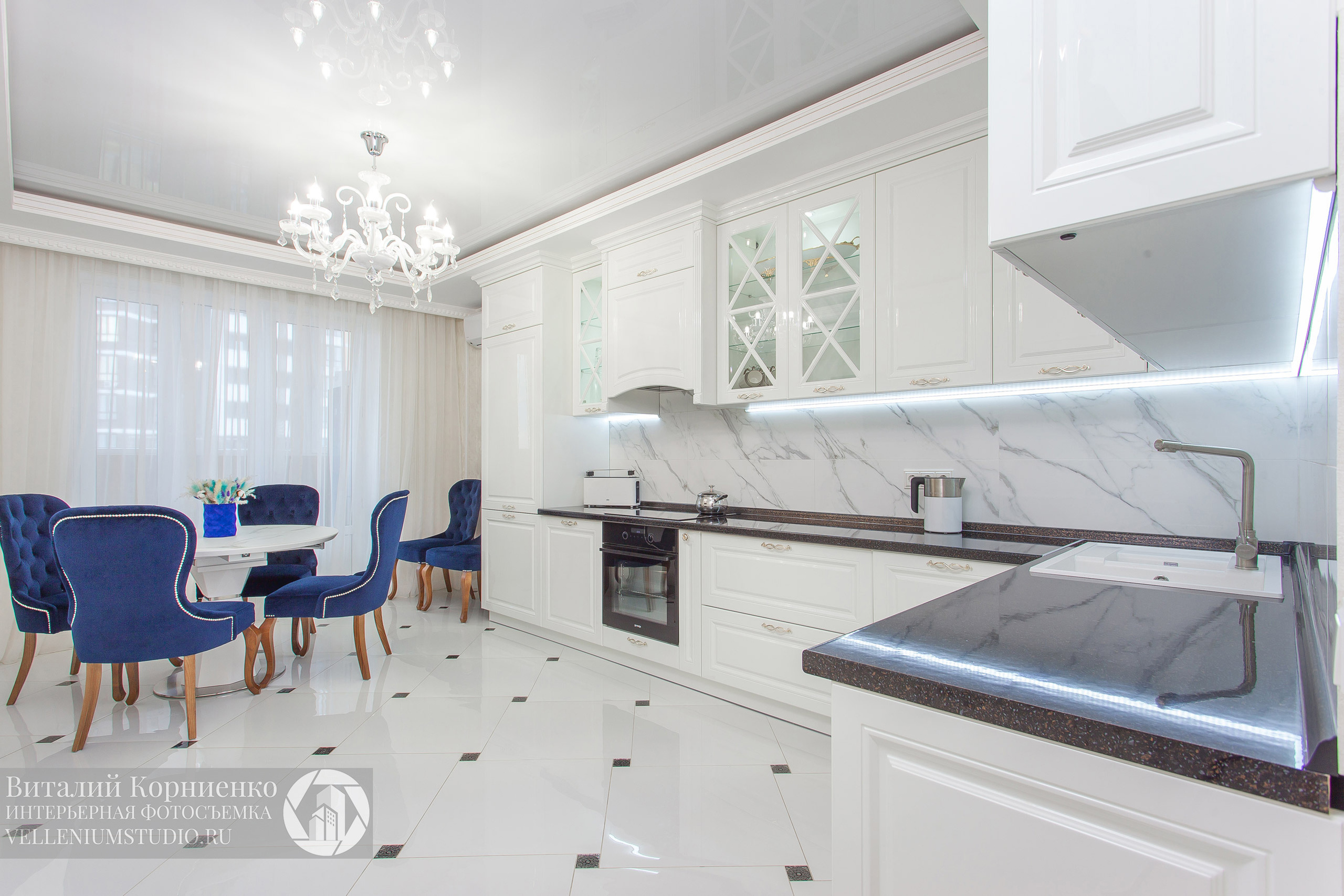 Фотосъемка кухонной мебели в Краснодаре. Интерьерный фотограф Краснодар: профессионально по доступным ценам