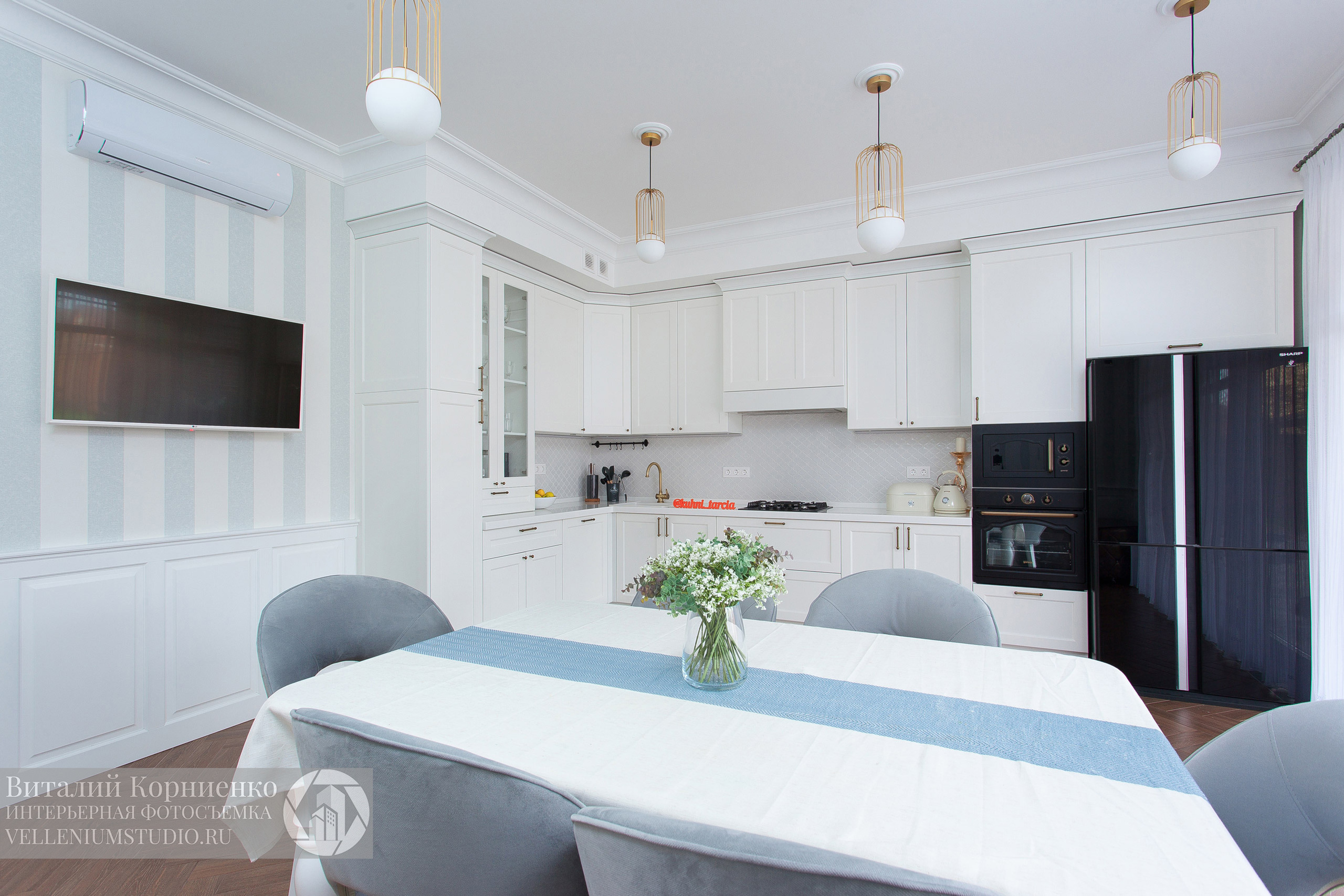 Фотосъемка кухонной мебели в Краснодаре. Интерьерный фотограф Краснодар: профессионально по доступным ценам