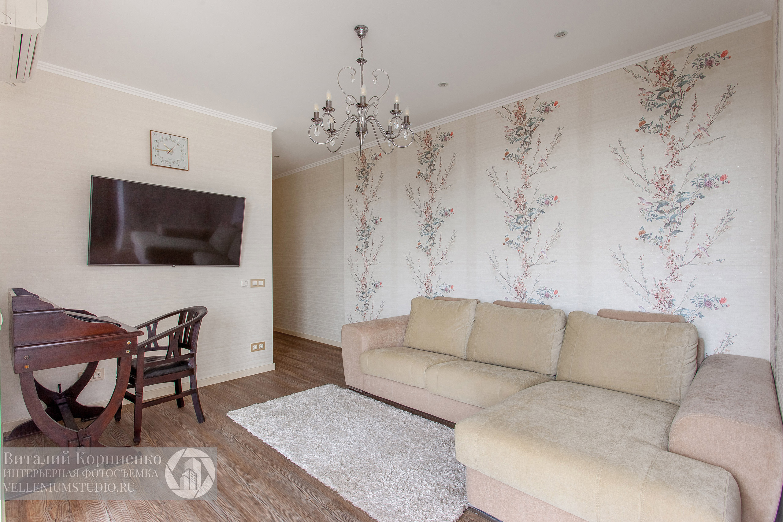 Фотосъемка квартиры 3комнатной для продажи в Краснодаре. Интерьерный фотограф Краснодар: профессионально по доступным ценам