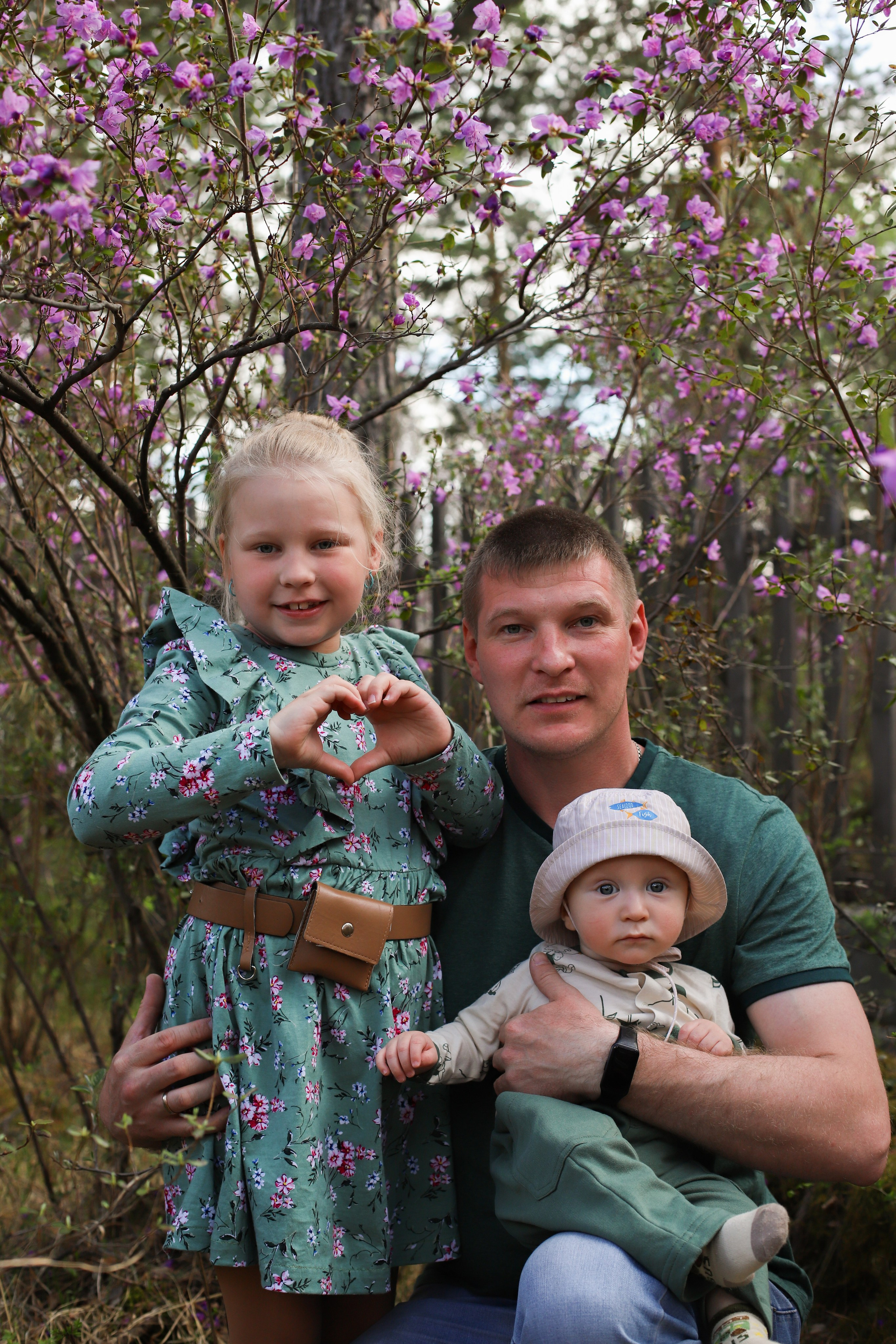 Анна & семья. Фотограф Нина Брандт в Горном Алтае