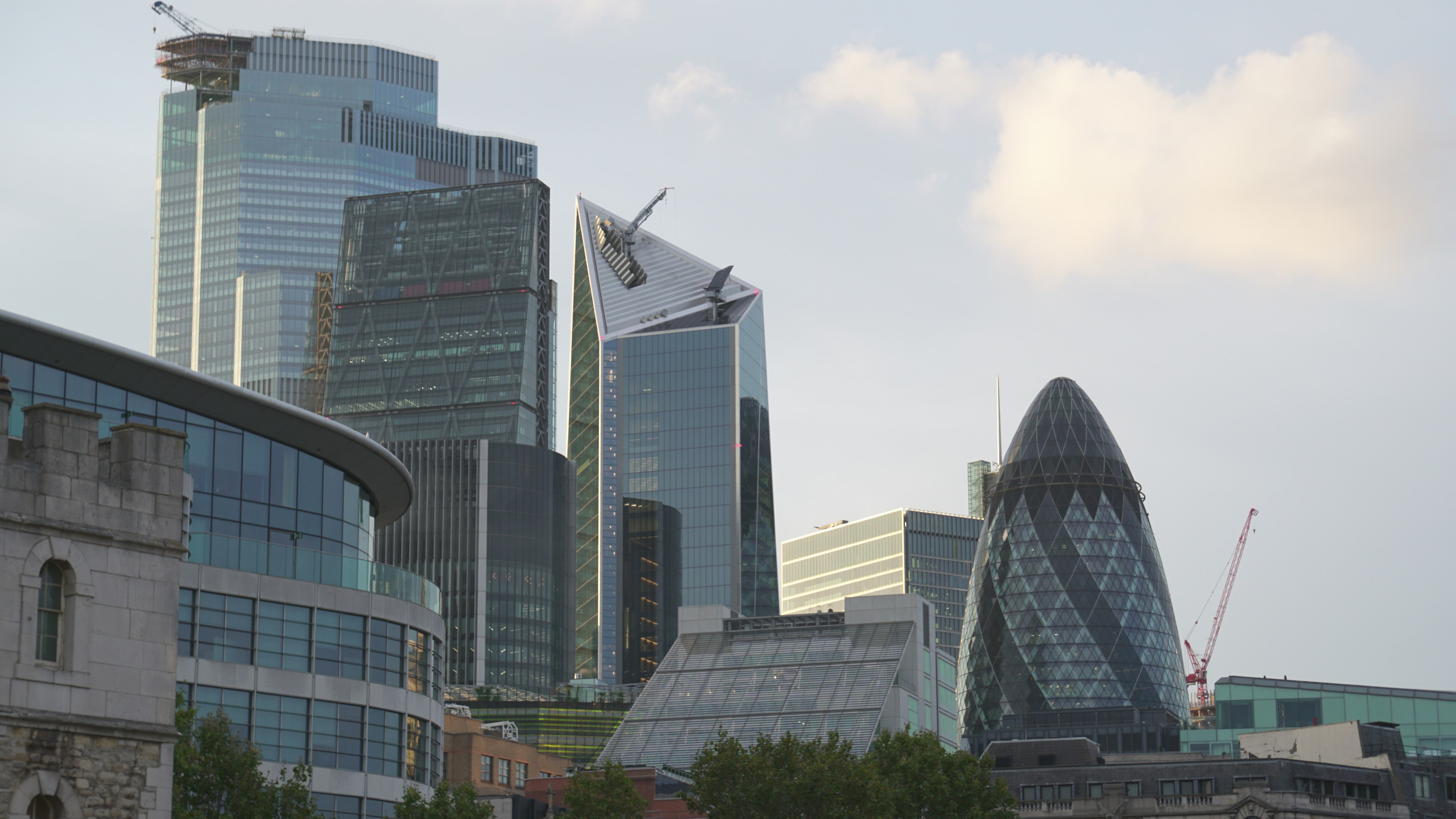 Небоскребы (Shard, Sky Garden). 35 мм