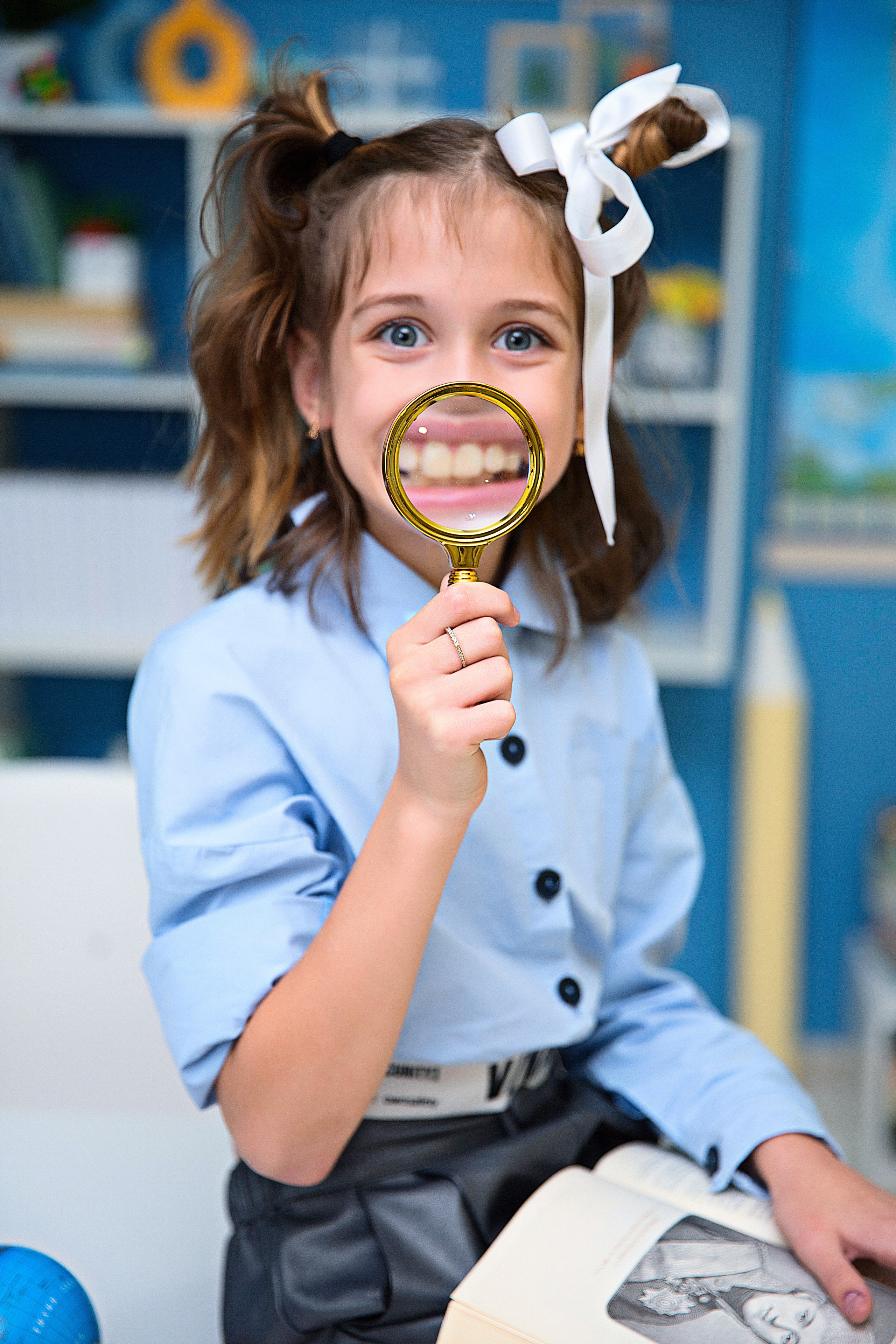 Индивидуальные фотосессии школьников. Детский школьный фотограф в Кемерово Зиновьева Екатерина