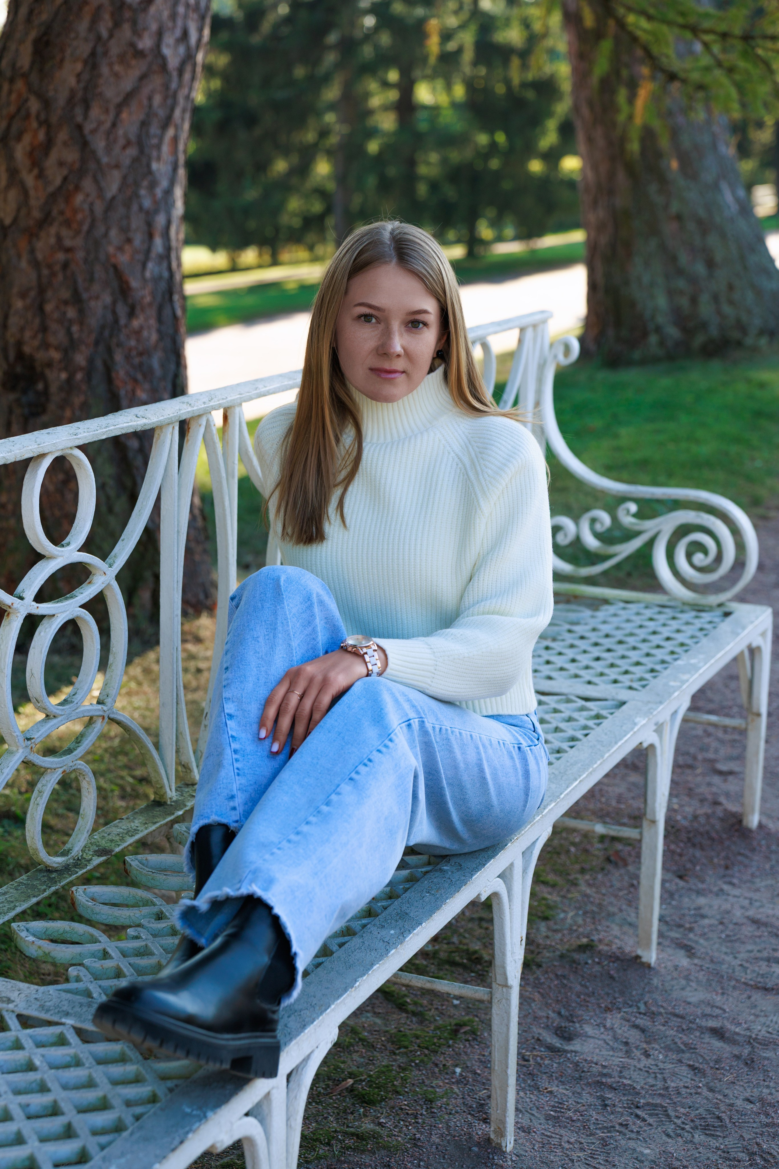 Солнечная осень в Пушкине. Портретный, семейный фотограф в Санкт-Петербурге и Ленинградской области Виктория Соловьёва