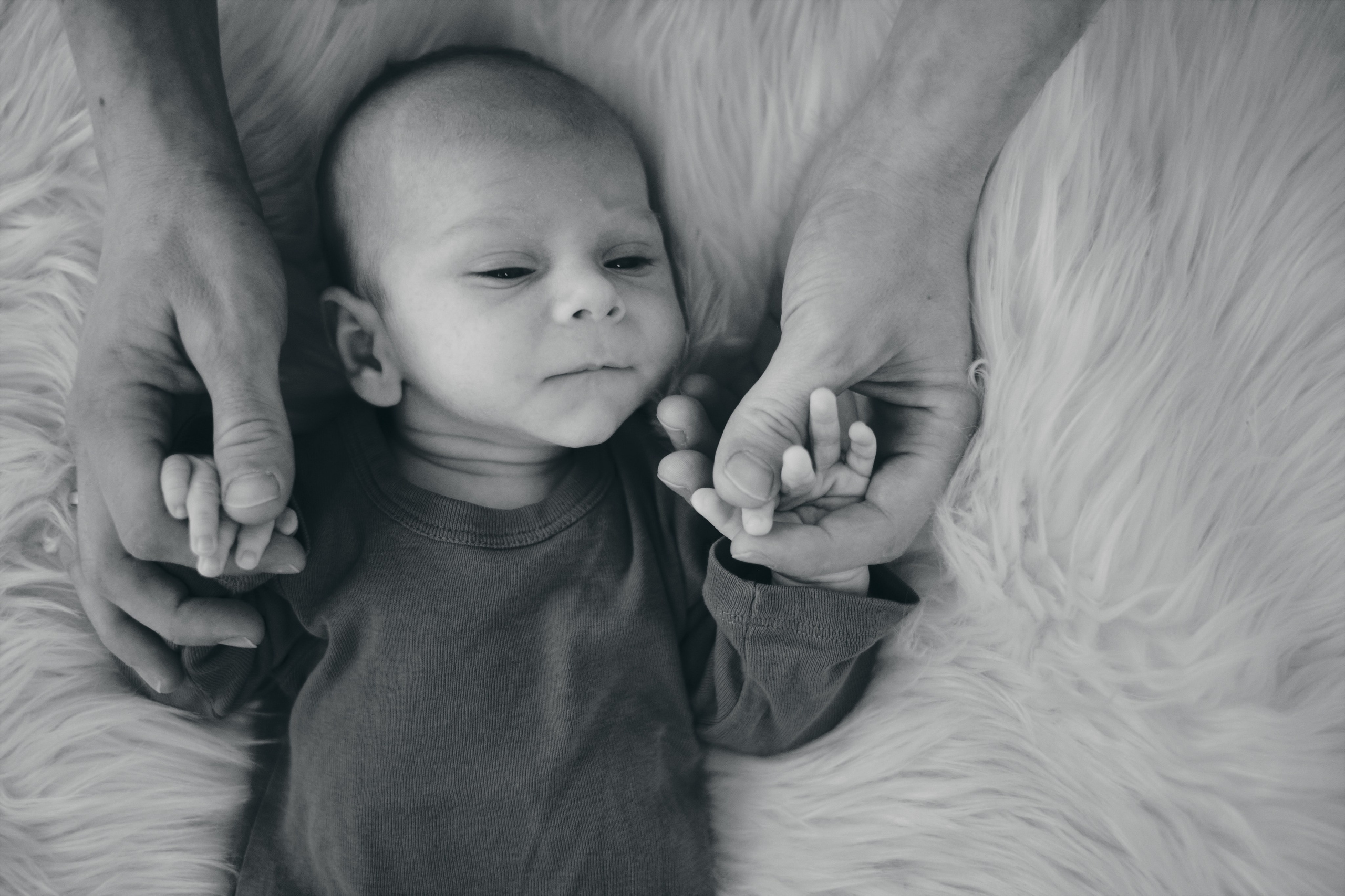 Ньюборн фотосессия друзей, в моей студии, в Подмосковье