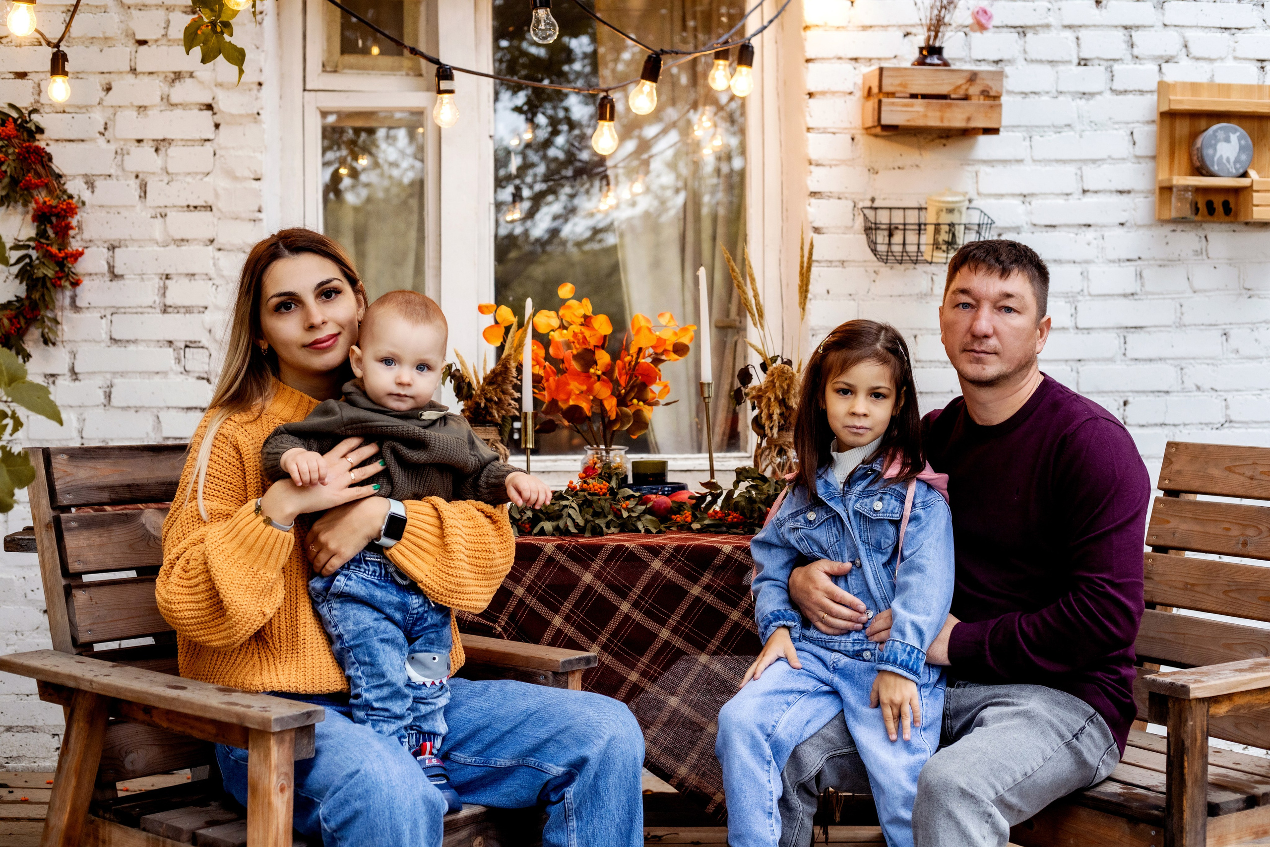 Инна и семья. Фотограф Надежда Лукьянова