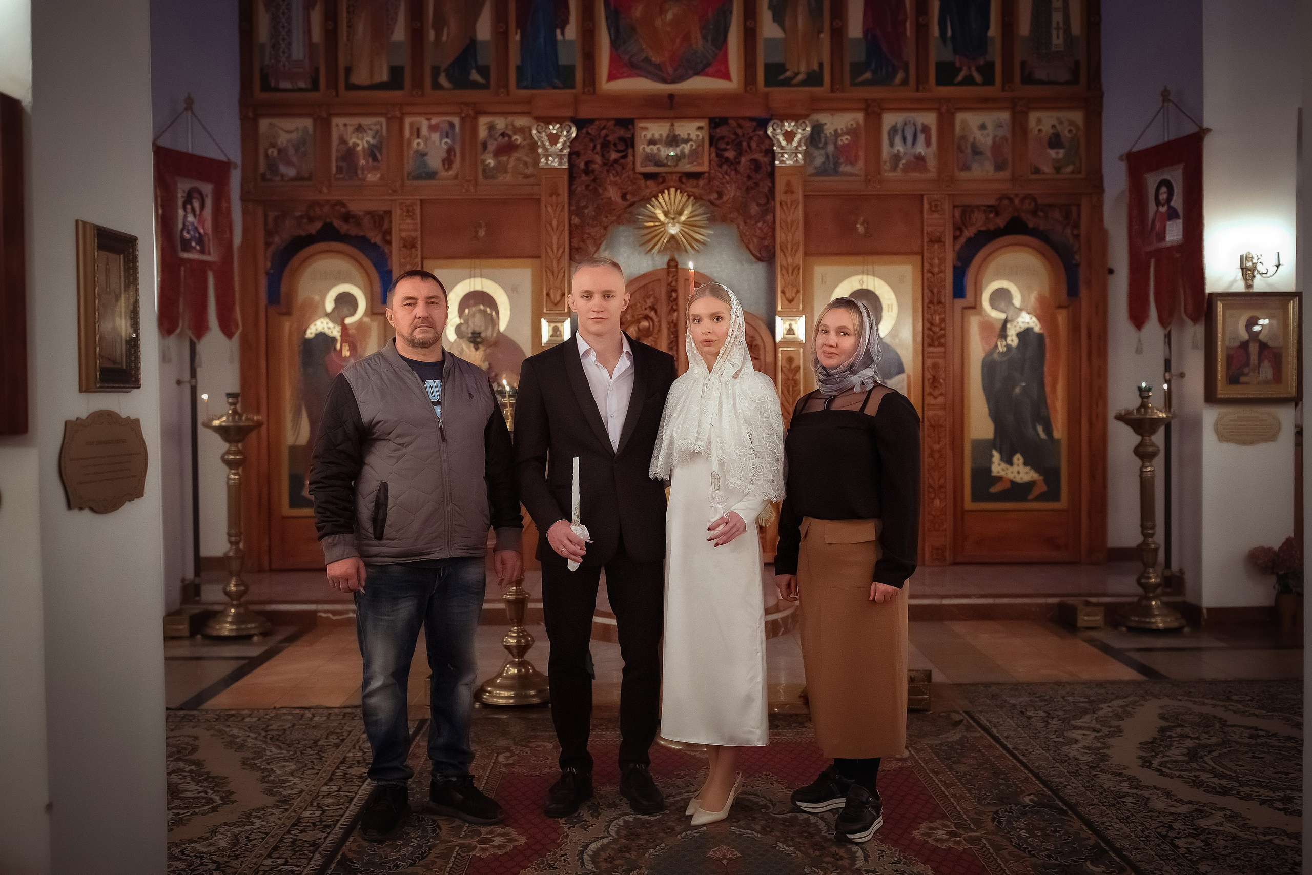 Венчание Дарьи и Семёна Храм Дмитрия Донского. Фотограф на крещение и венчание