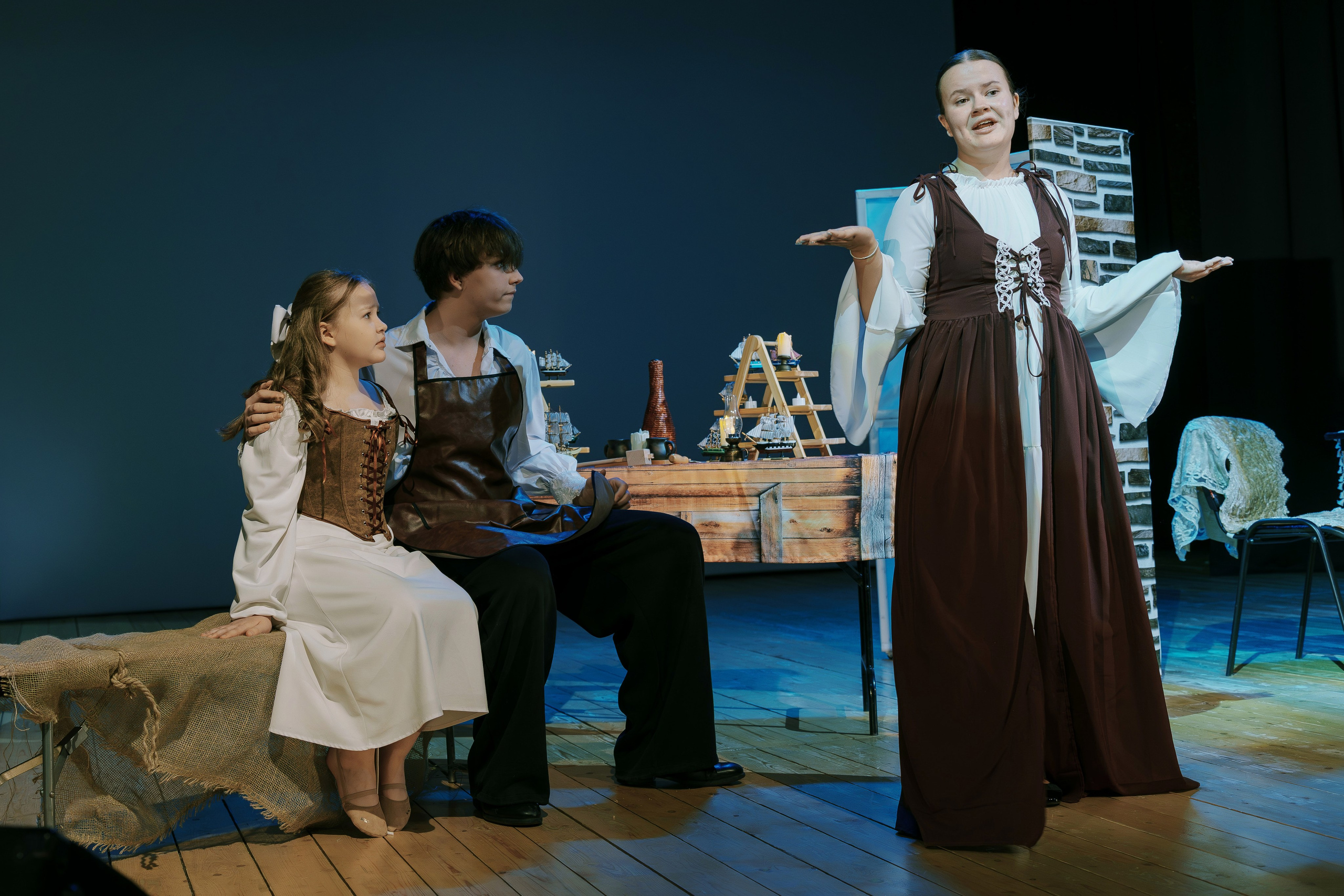 Спектакль «Алые паруса» в постановке театральной студии «Волшебный мир театра». Фотограф Евгений Егоров