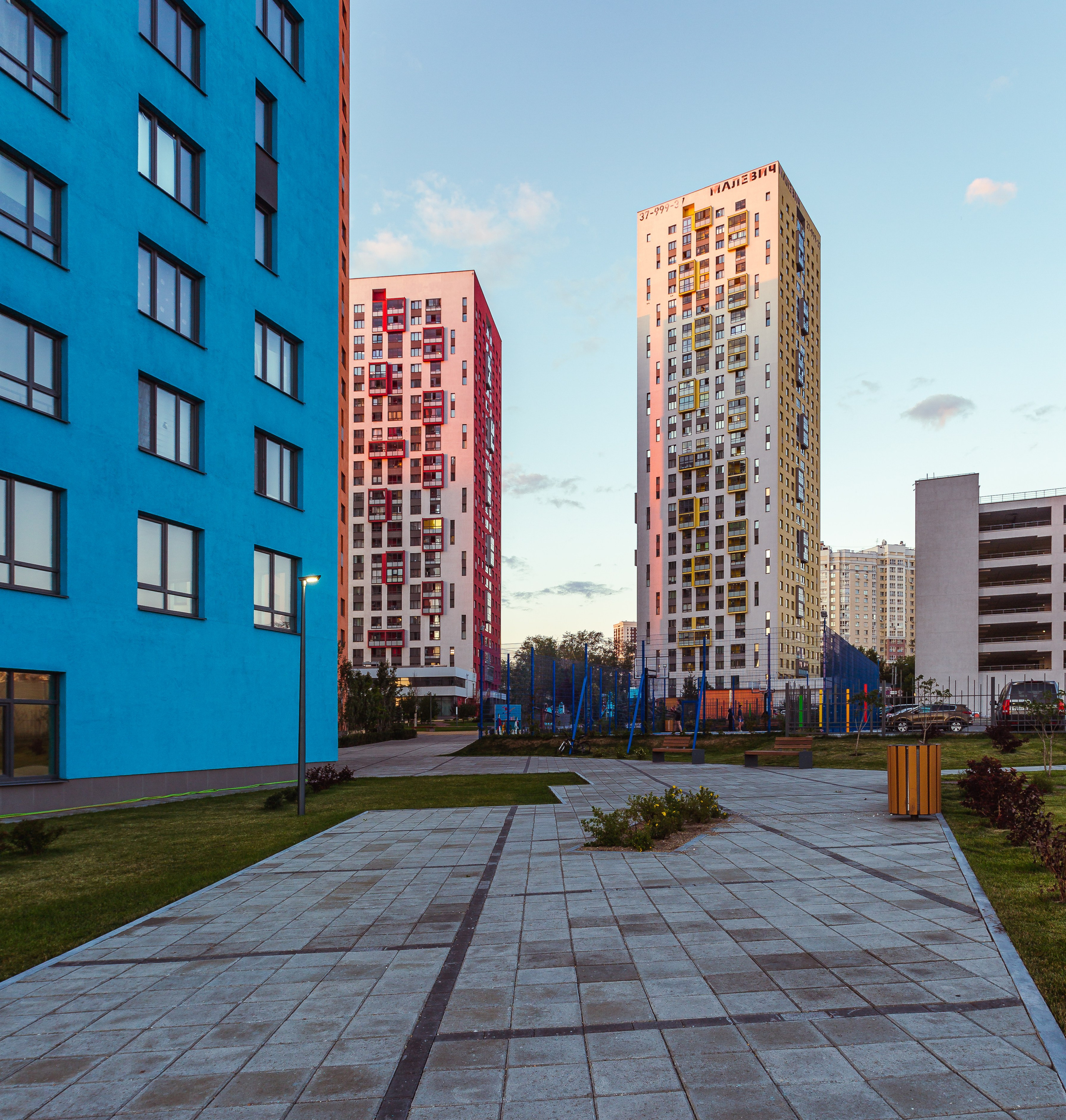 Жилой комплекс Малевич. Фотограф Алексей Зарецкий
